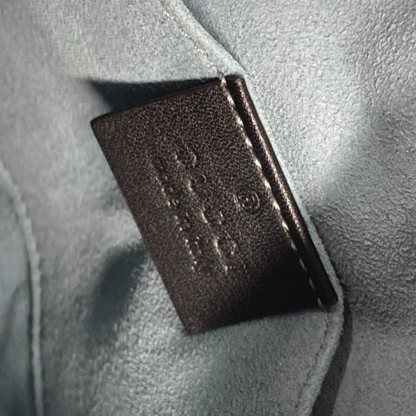 Gucci Blue Leather Shoulder Bag ( )