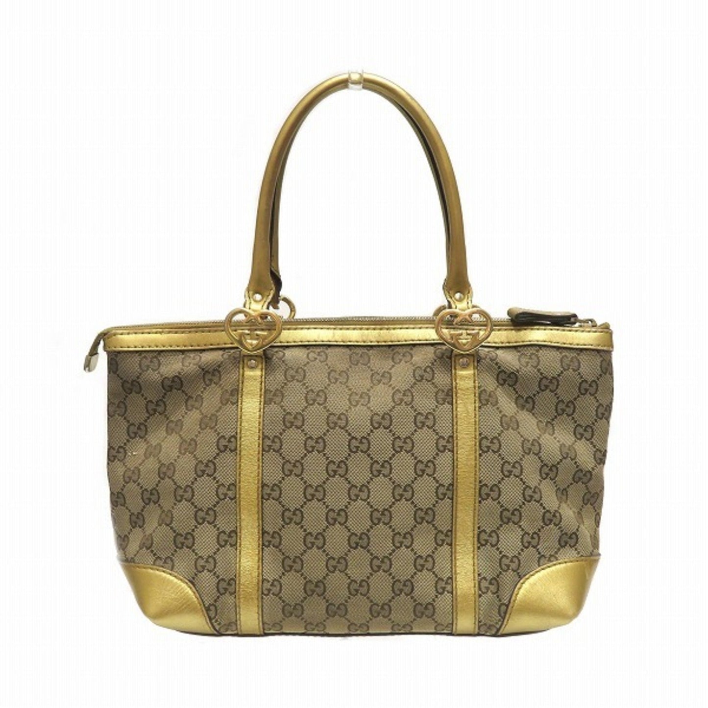 Gucci Leather Canvas Tote