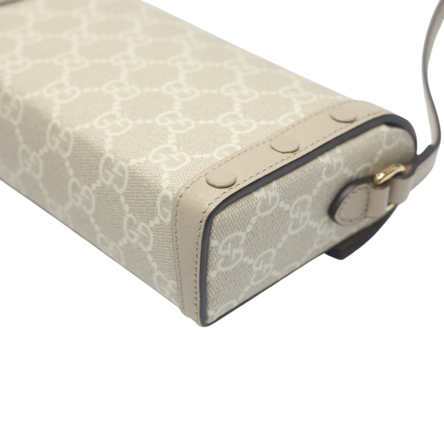 Gucci Beige Pvc Shoulder Bag ( )