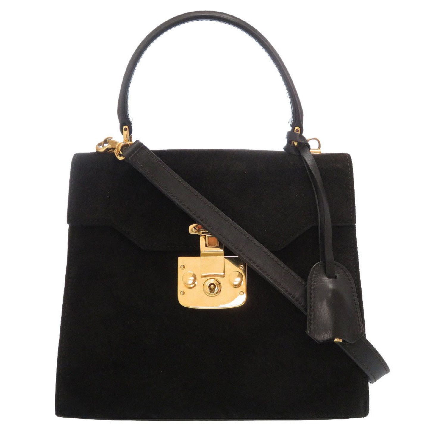 Gucci Black Suede Shoulder Bag