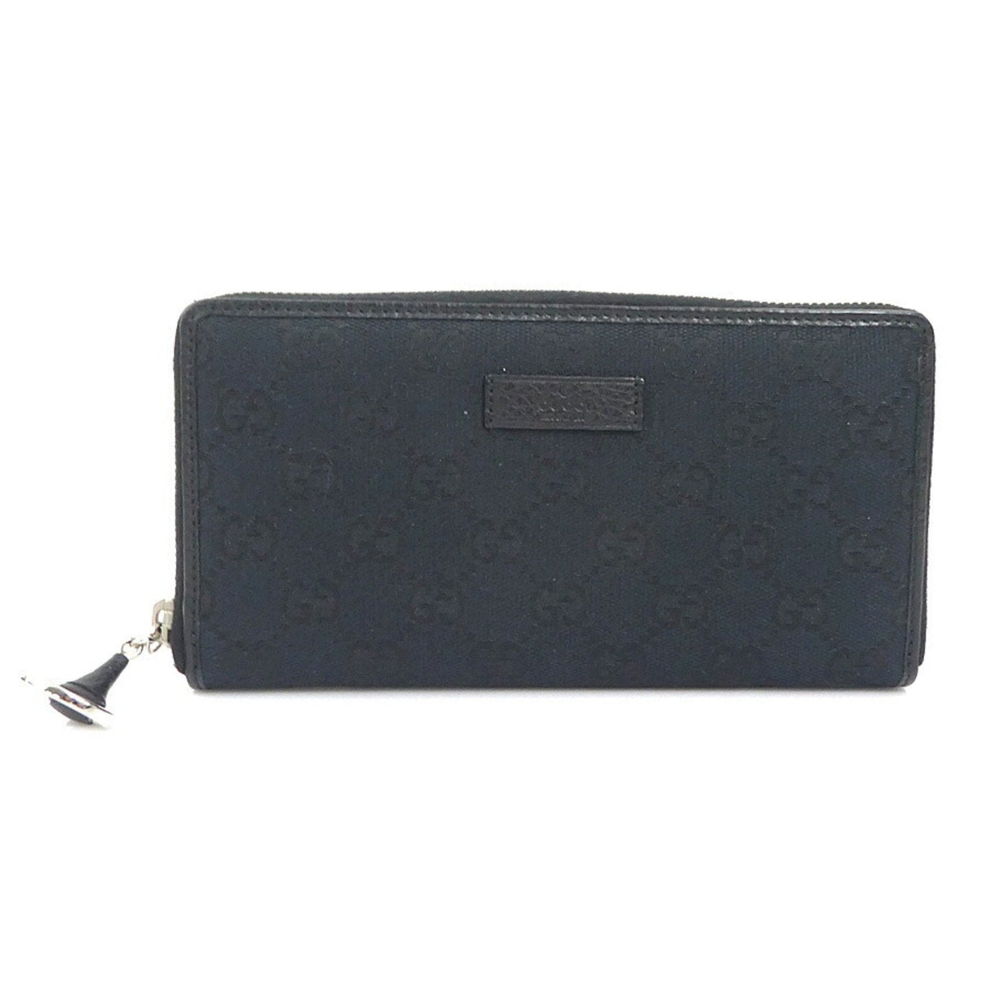Gucci Black Gg Canvas Long Wallet (Bi-Fold) ( )