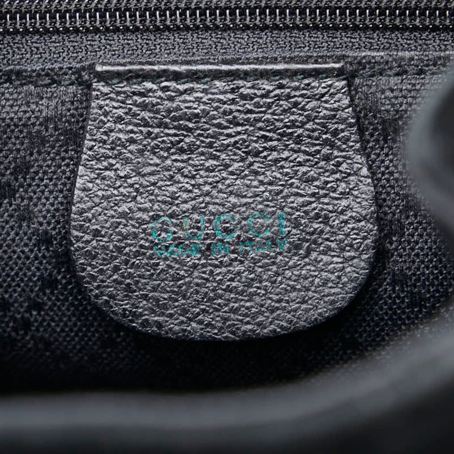 Gucci Black Leather Suede Backpack ( )