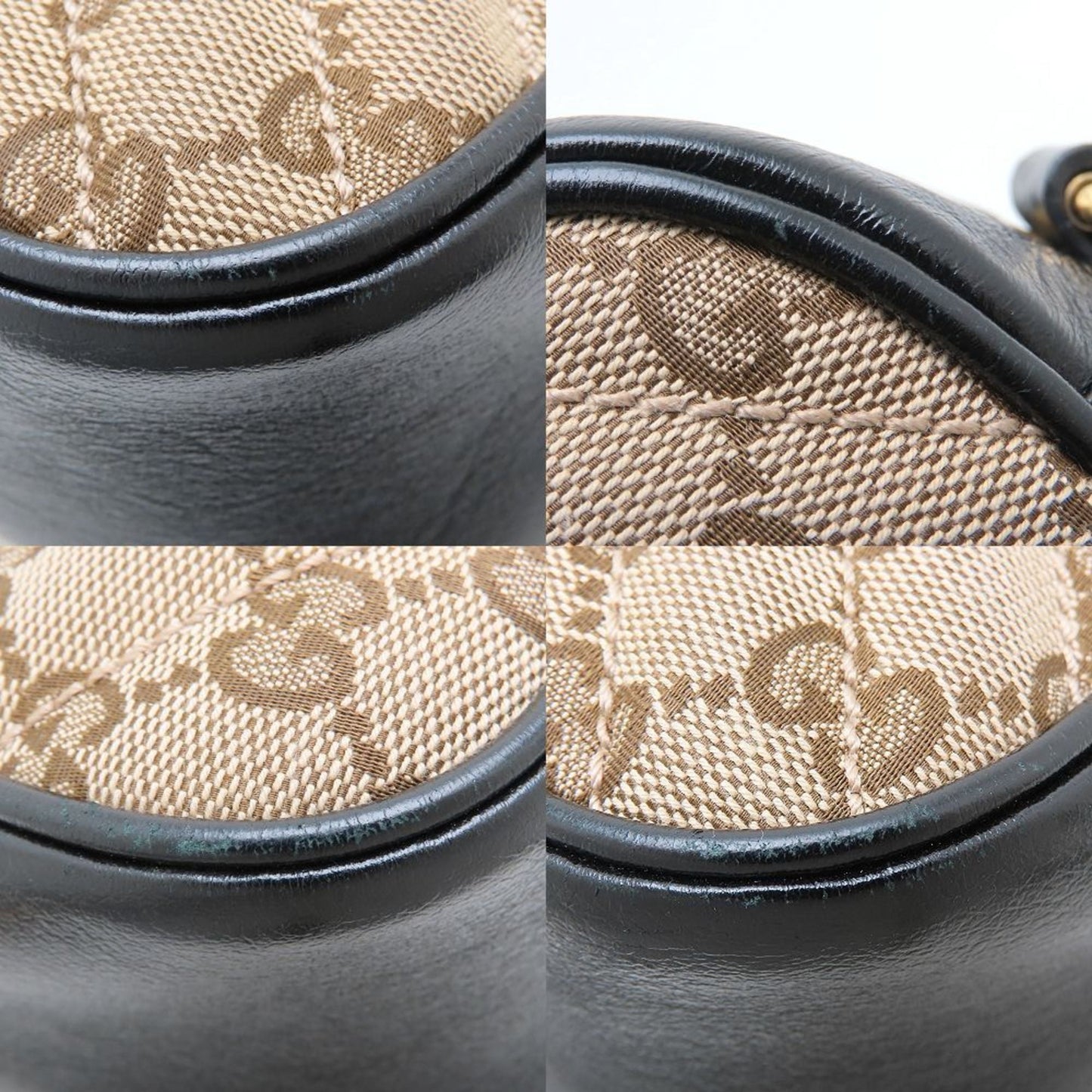 Gucci Beige Gg Canvas Shoulder Bag ( )