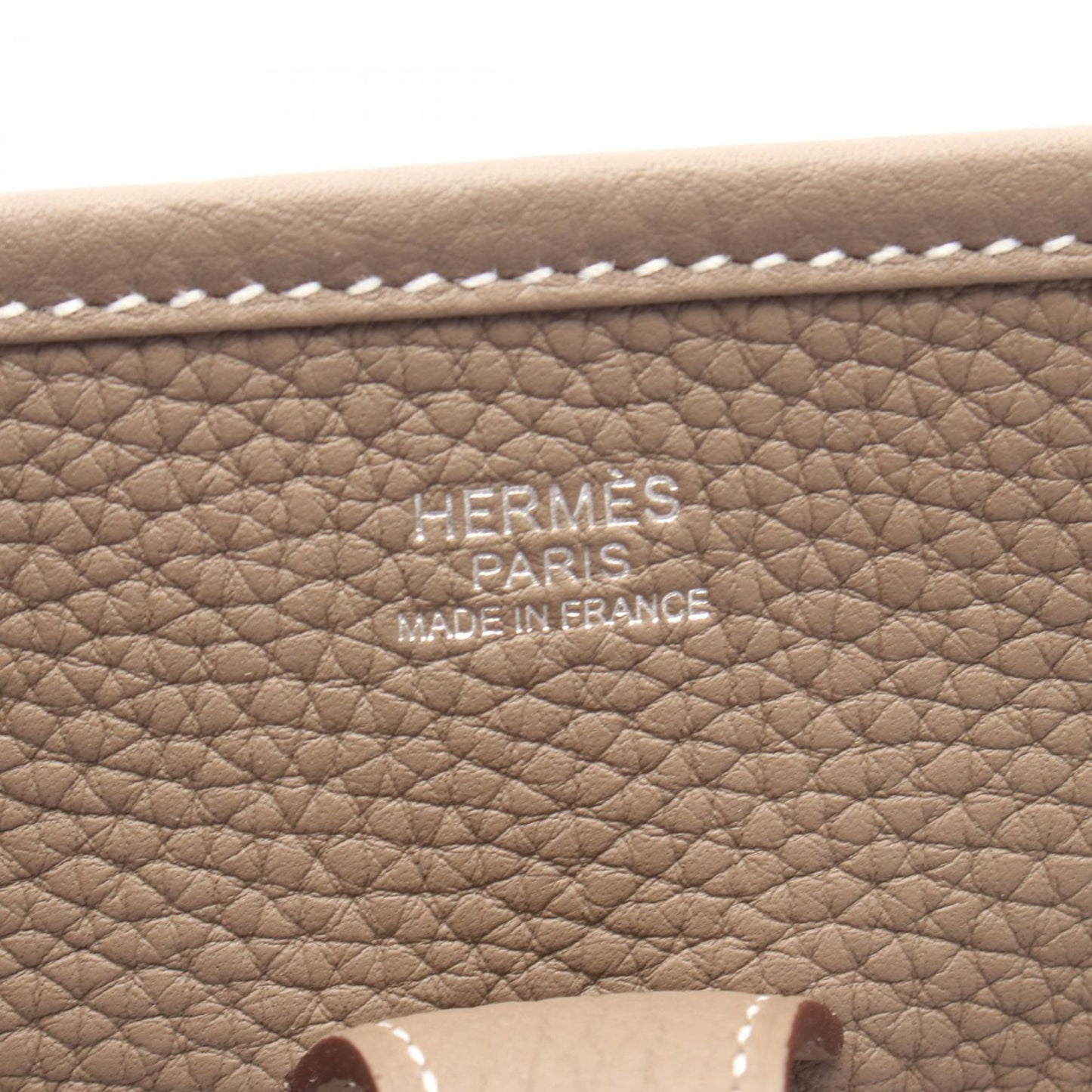 Hermes Brown Taurillon Clemence Leather Shoulder Bag ( )