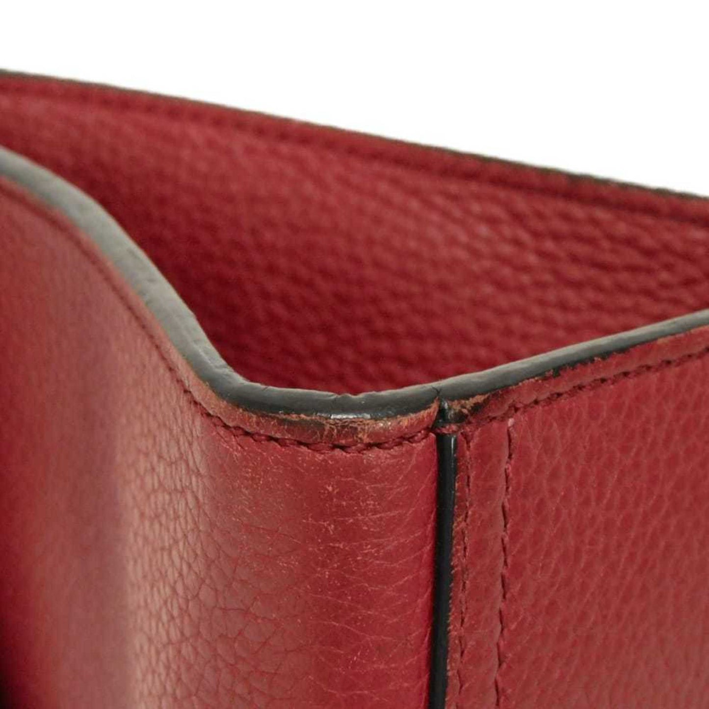 Gucci Gg Marmont Red Color Leather Handbag Shoulder Bag ( )