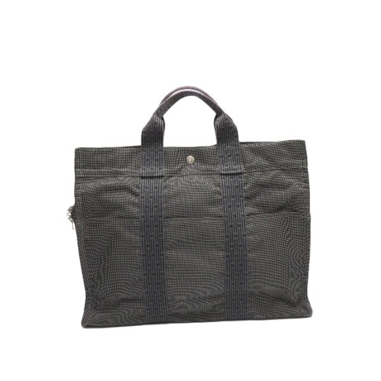 Hermes Her Line Gray Canvas Tote Bag ( )