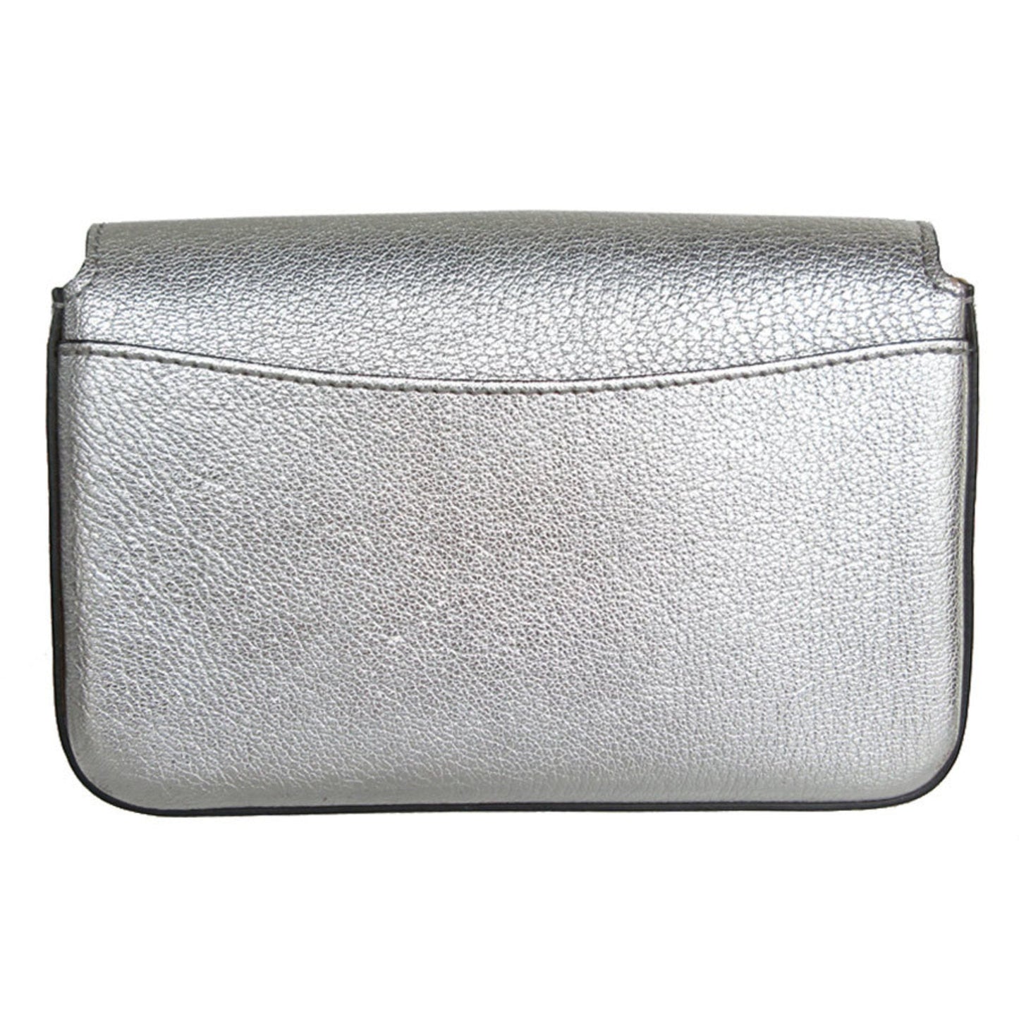 Burberry Silver Leather Shoulder Bag ( )