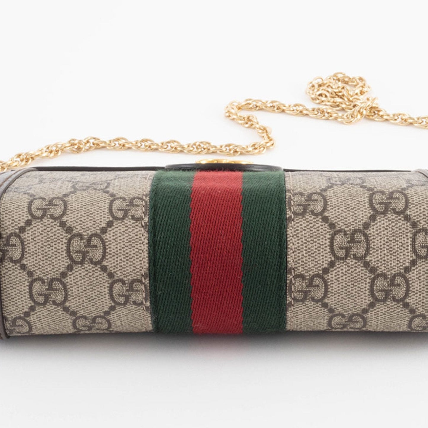 Gucci Ophidia Beige Brown Gg Supreme Shoulder Bag ( )