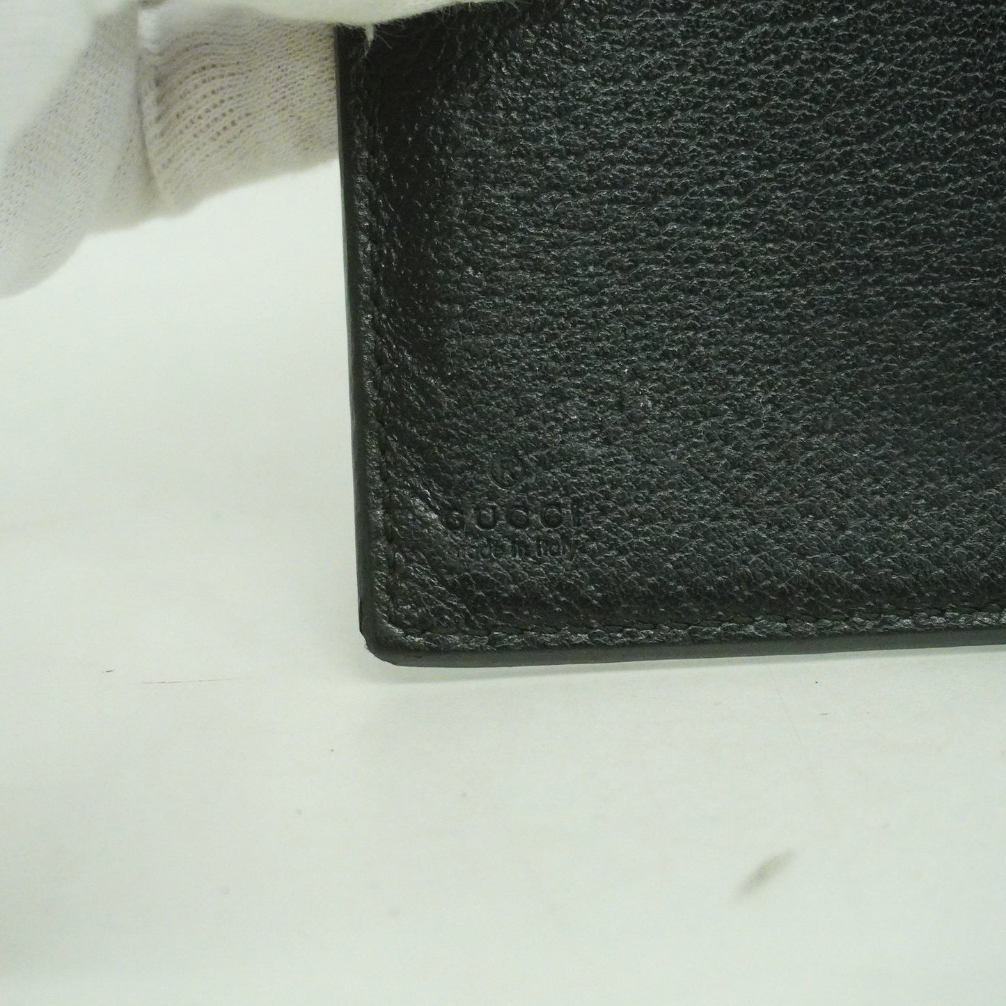 GUCCI Auth  GG Marmont 428740 Women's Leather Long Wallet [bi-fold] Black
