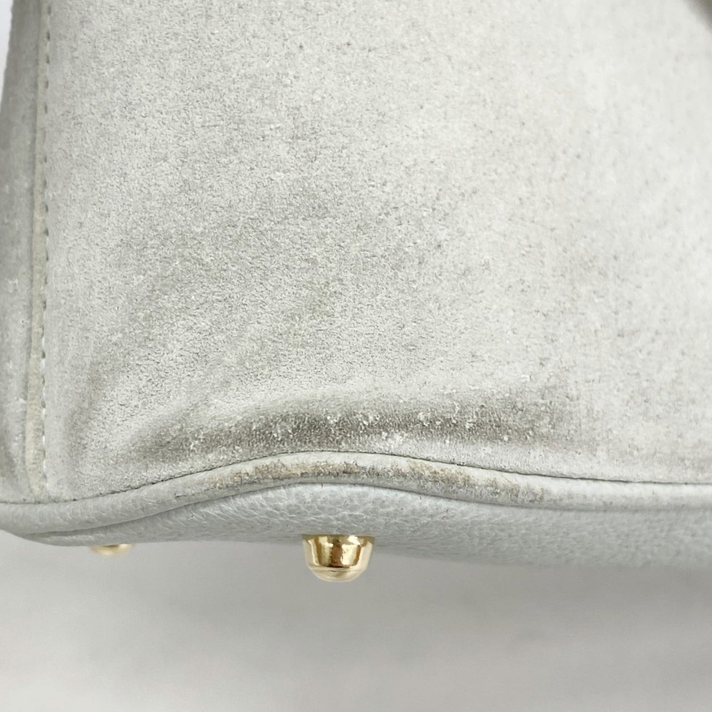 Gucci Sky Blue Suede Handbag ( )
