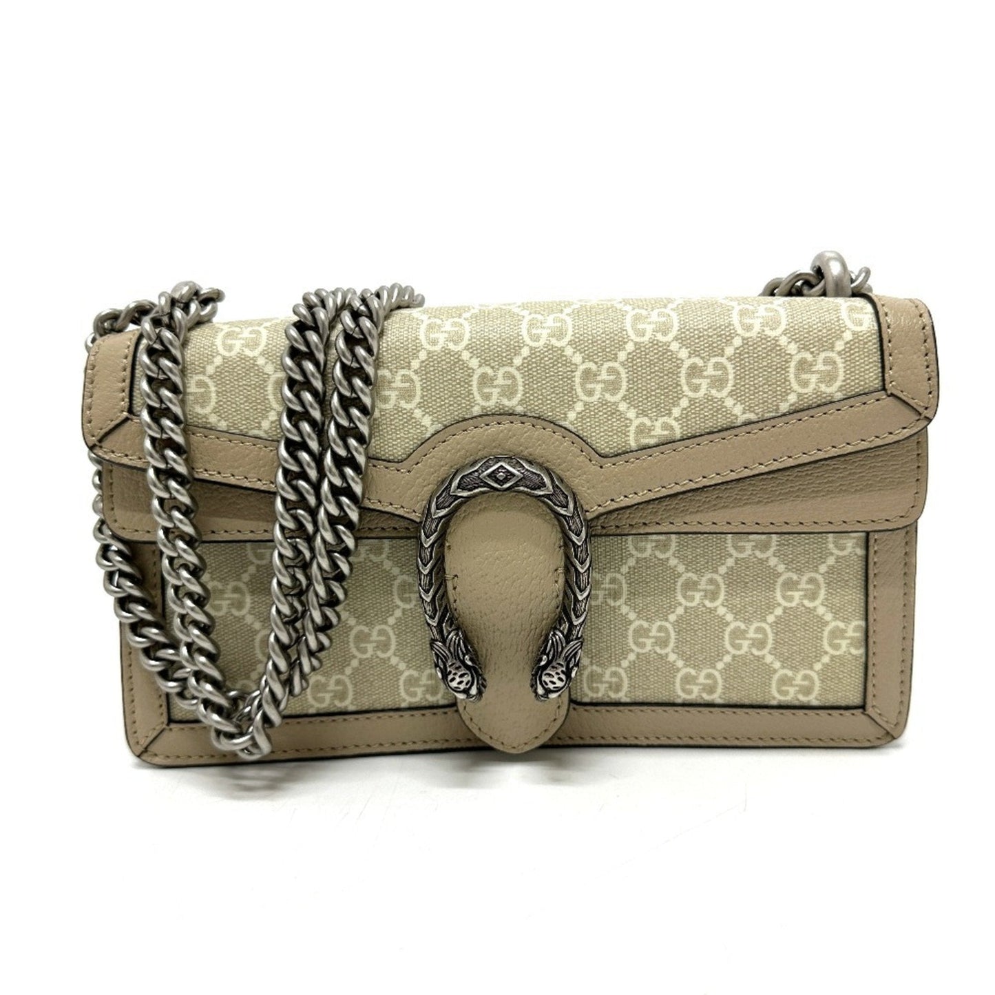 Gucci Beige Gg Supreme Shoulder Bag ( )