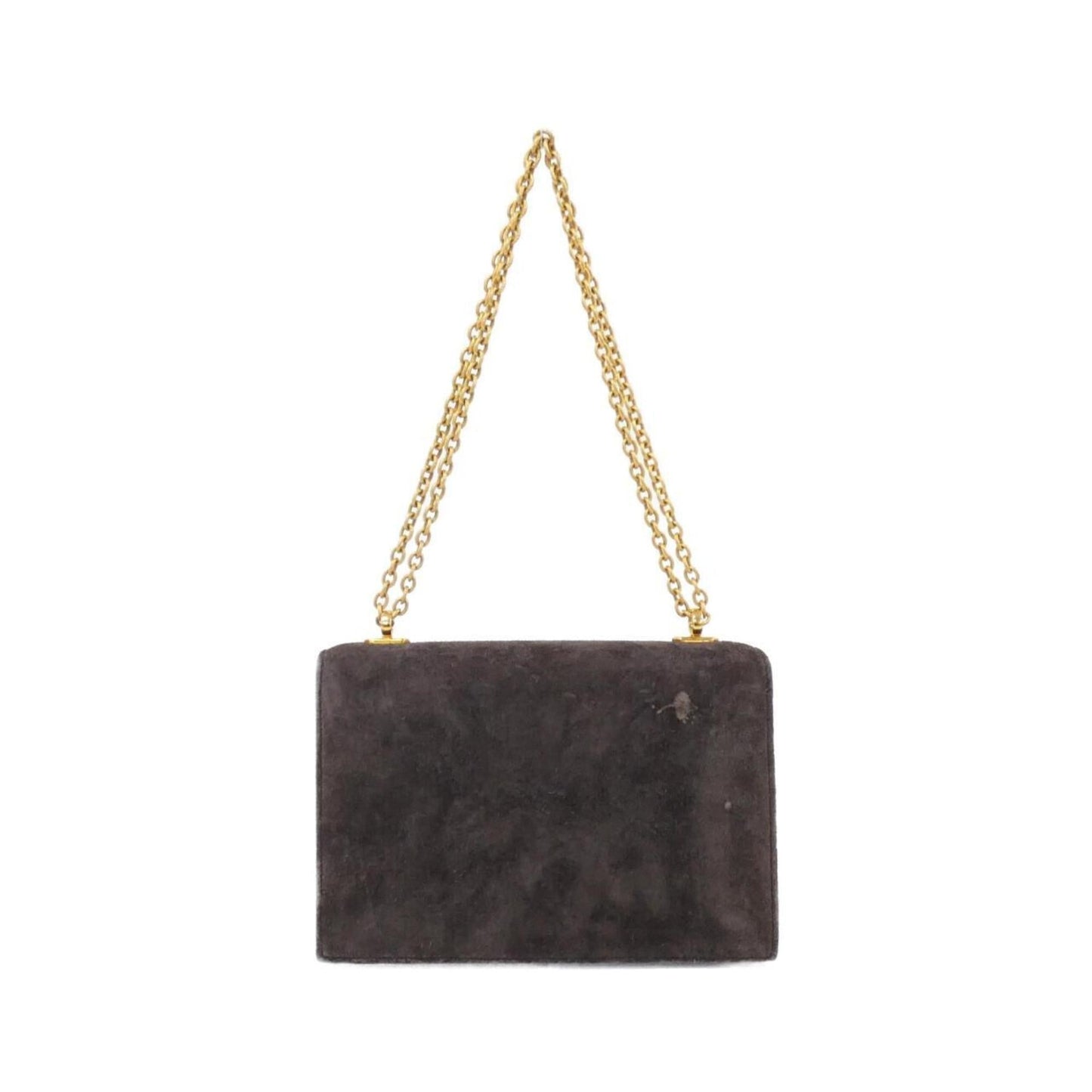 Hermes Brown Suede Shoulder Bag ( )