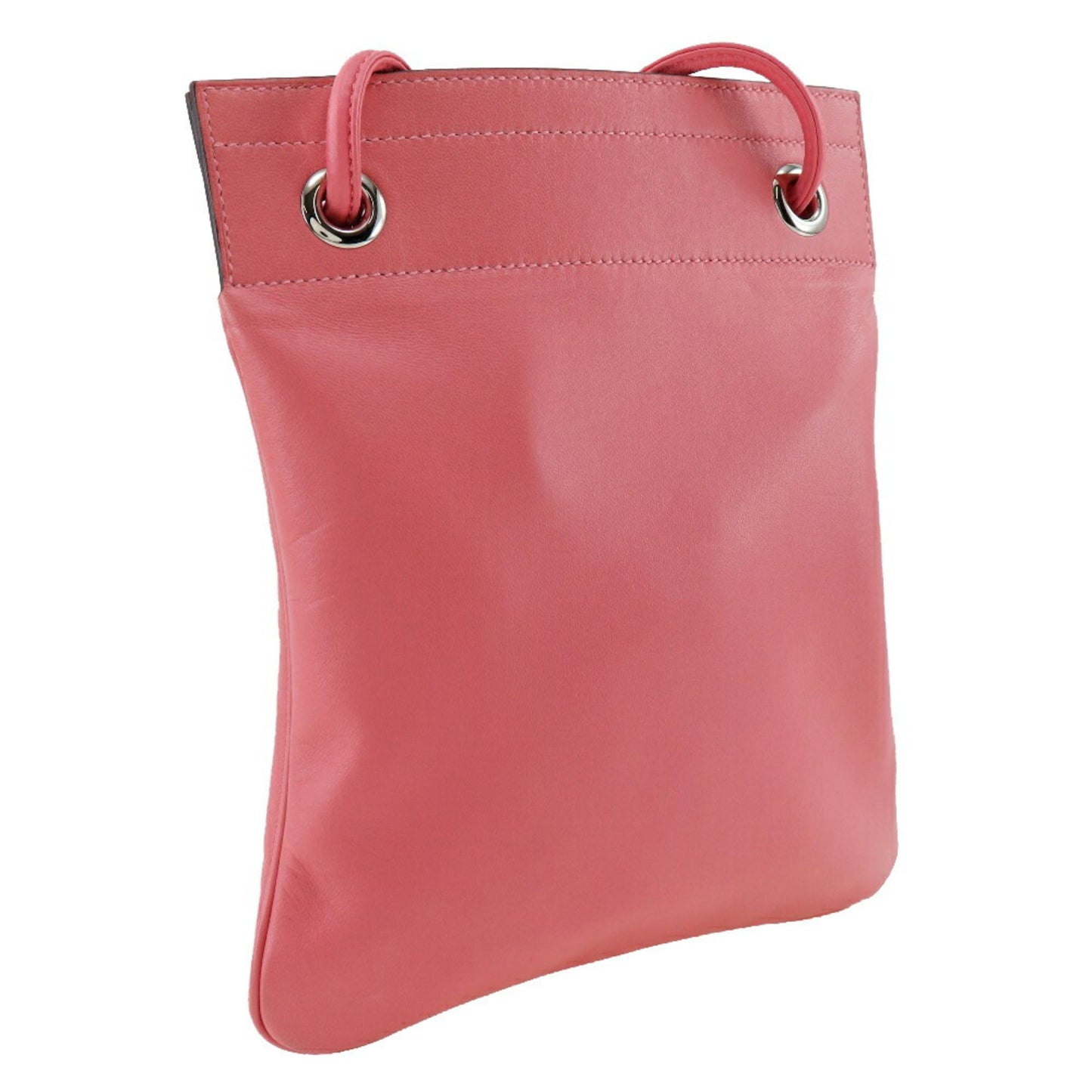Hermes Pink Leather Shoulder Bag ( )