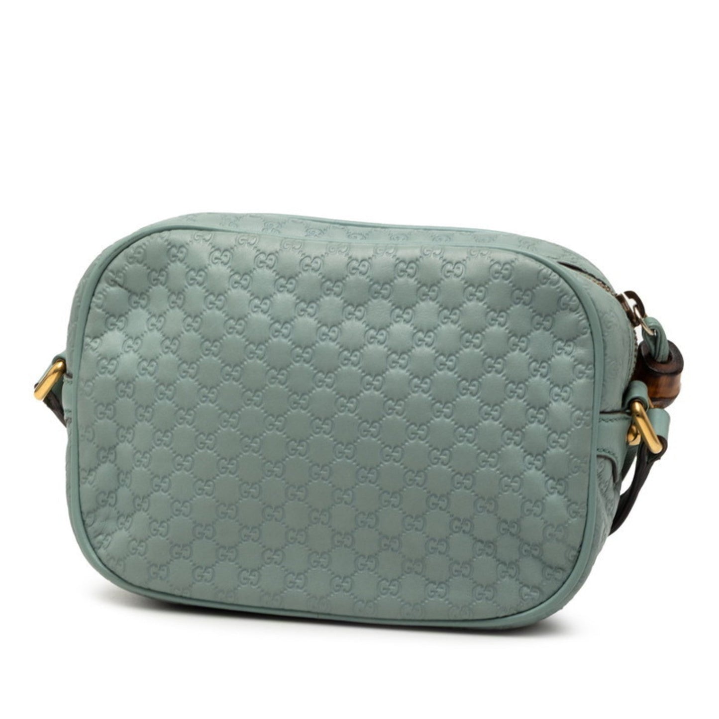 Gucci Blue Leather Shoulder Bag ( )