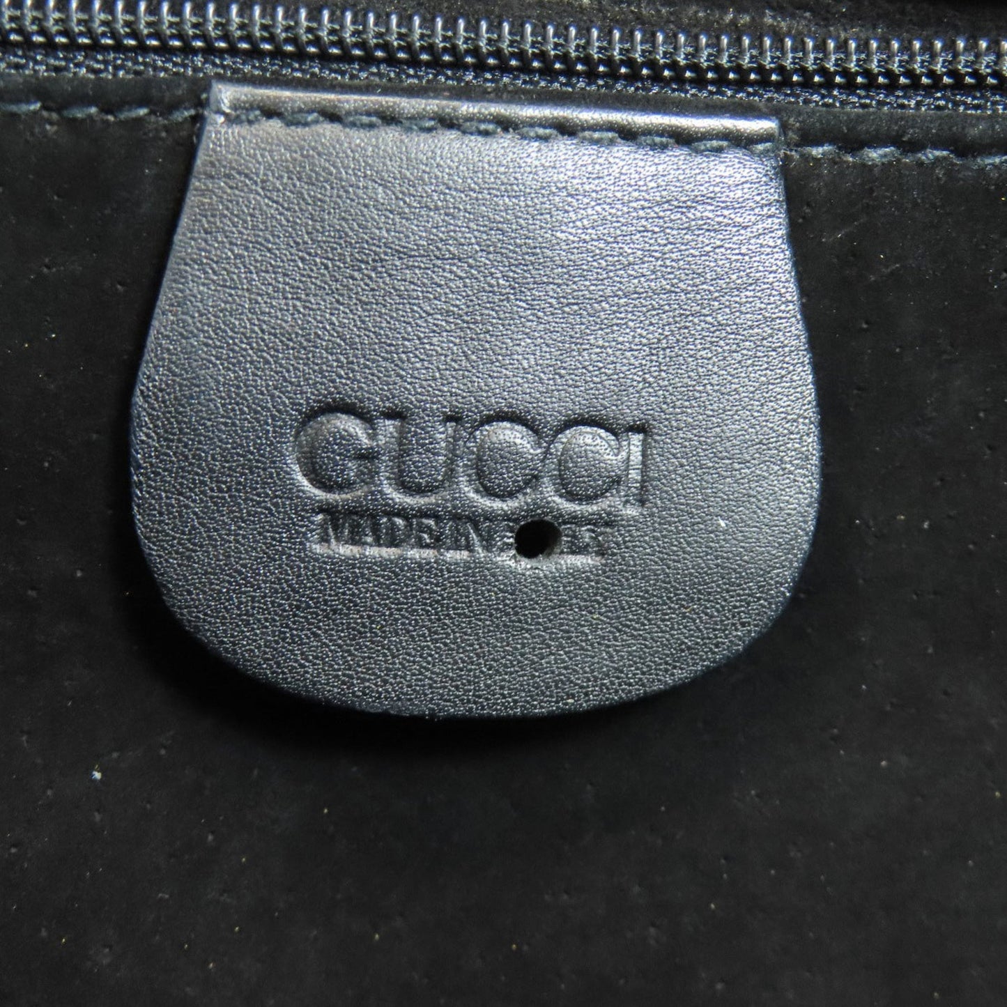 Gucci Black Leather Handbag ( )