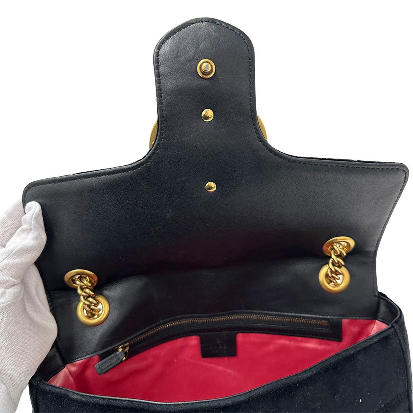 Gucci Black Leather Leather Shoulder Bag ( )