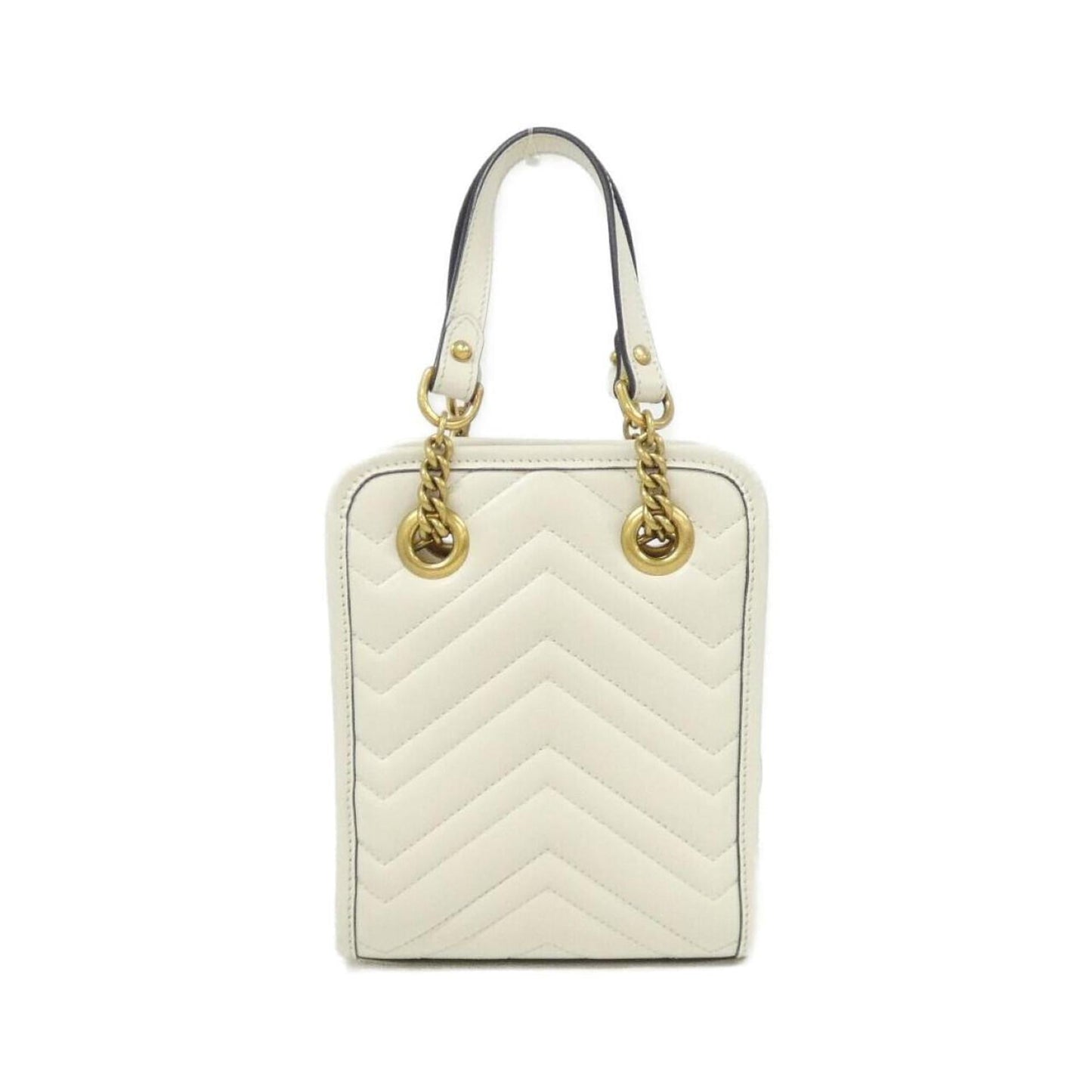 Gucci White Leather Handbag ( )