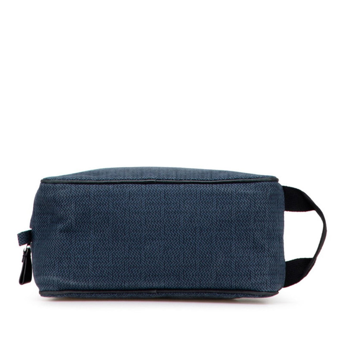 Hermes Navy Toile Chevron Pouch ( )