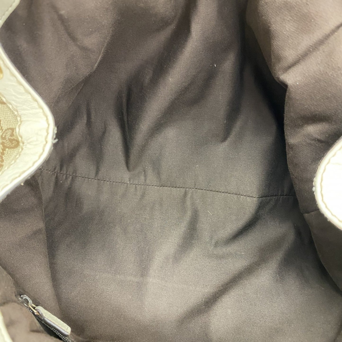 Gucci Brown Canvas Tote Bag ( )