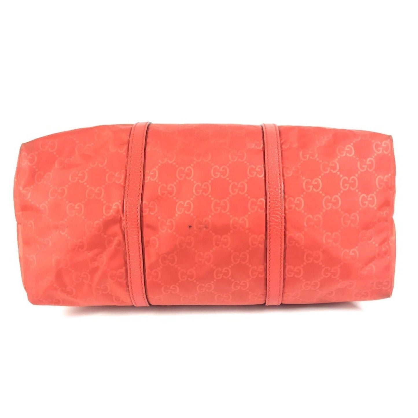 Gucci Orange Nylon Handbag Shoulder Bag Tote Bag ( )