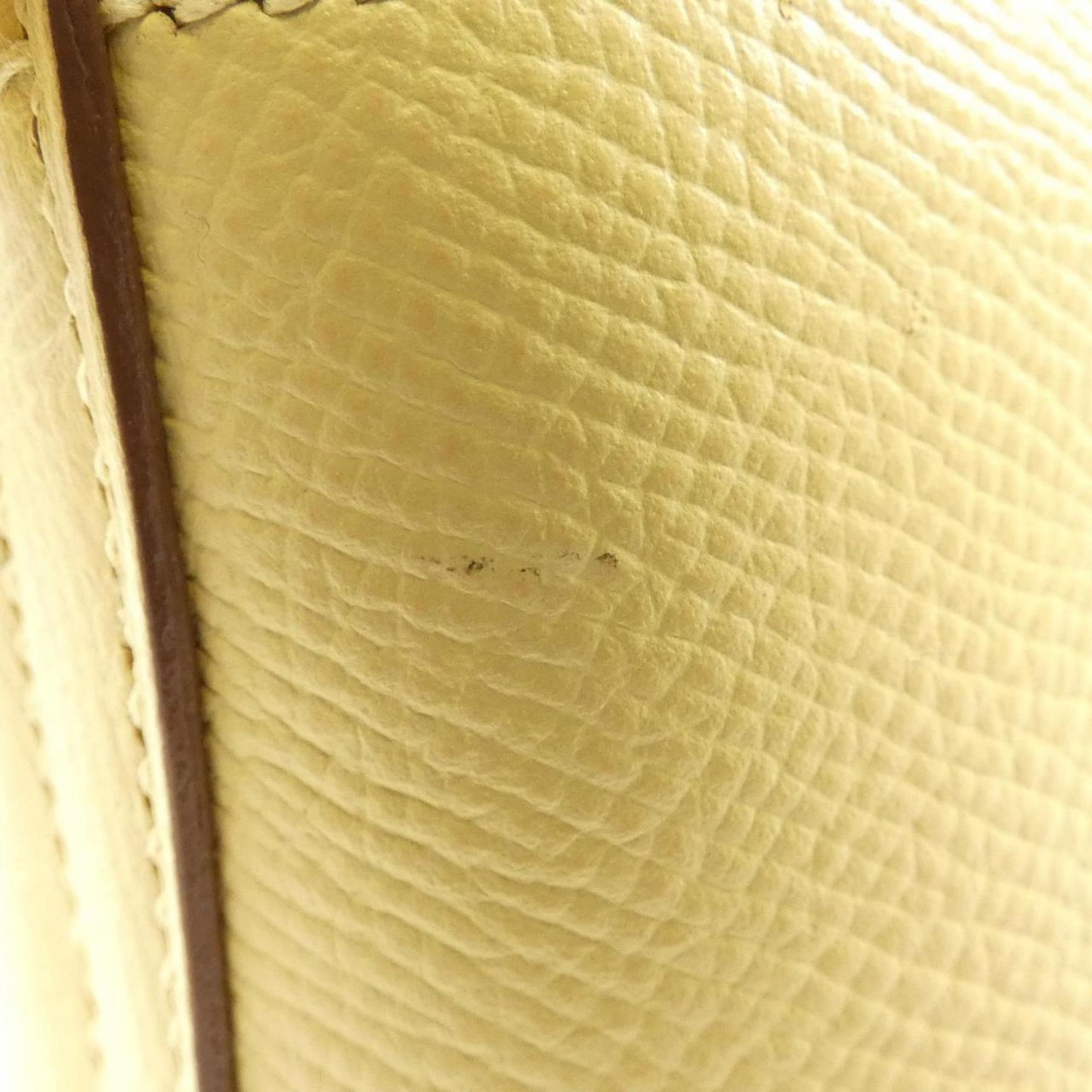 Hermes Jaune Epsom Leather Handbag ( )