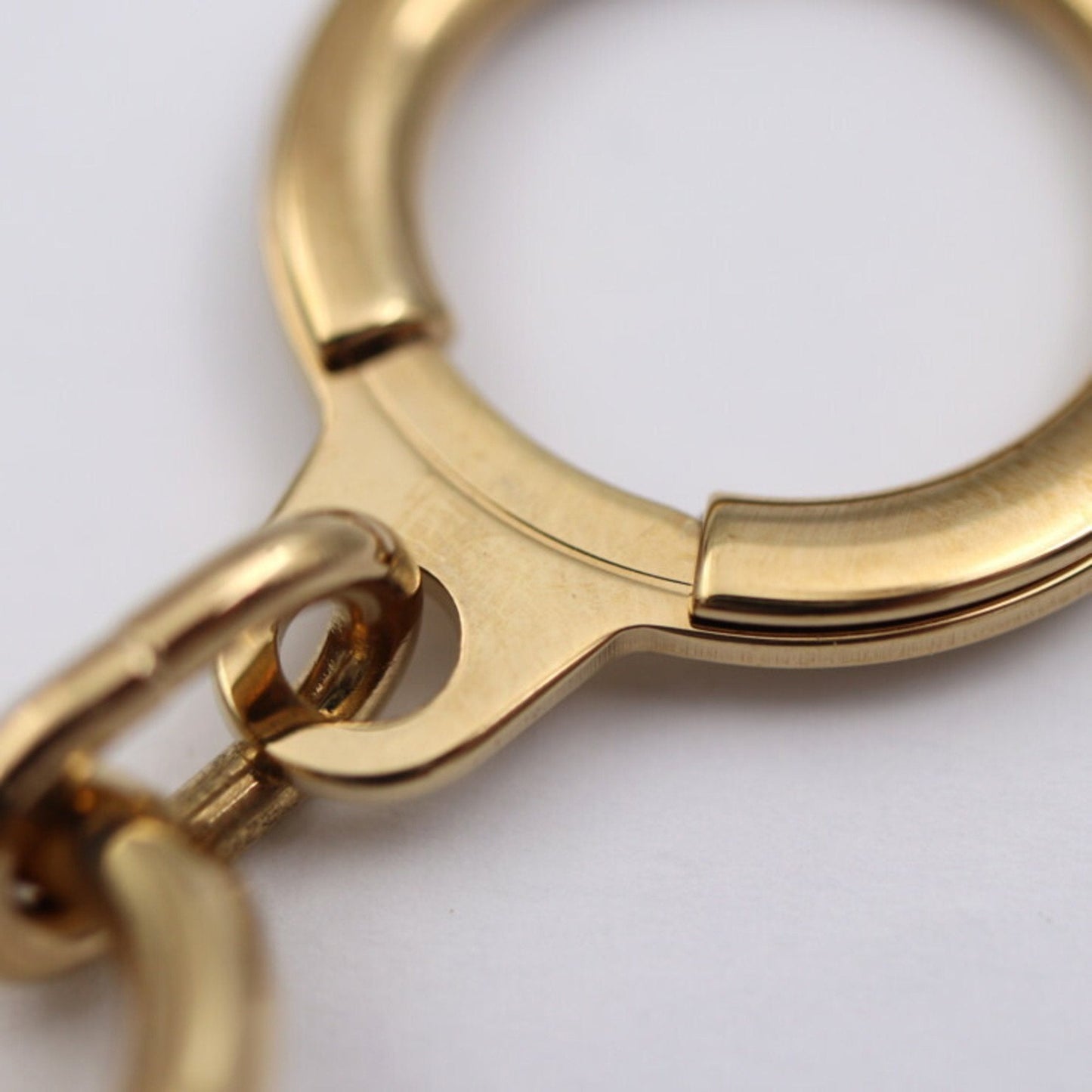 LOUIS VUITTON Anocre Keychain M62698 Metal Gold Keyring