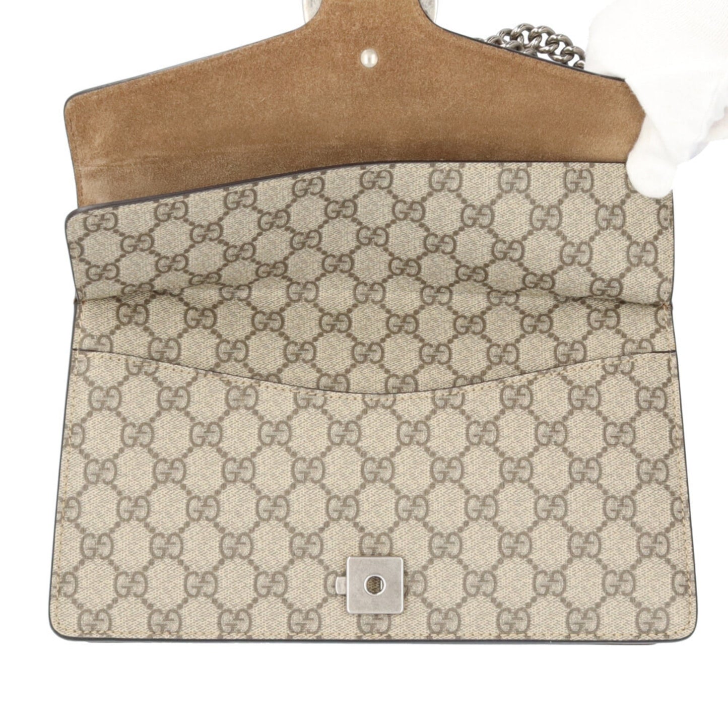 Gucci Beige Gg Supreme Shoulder Bag ( )