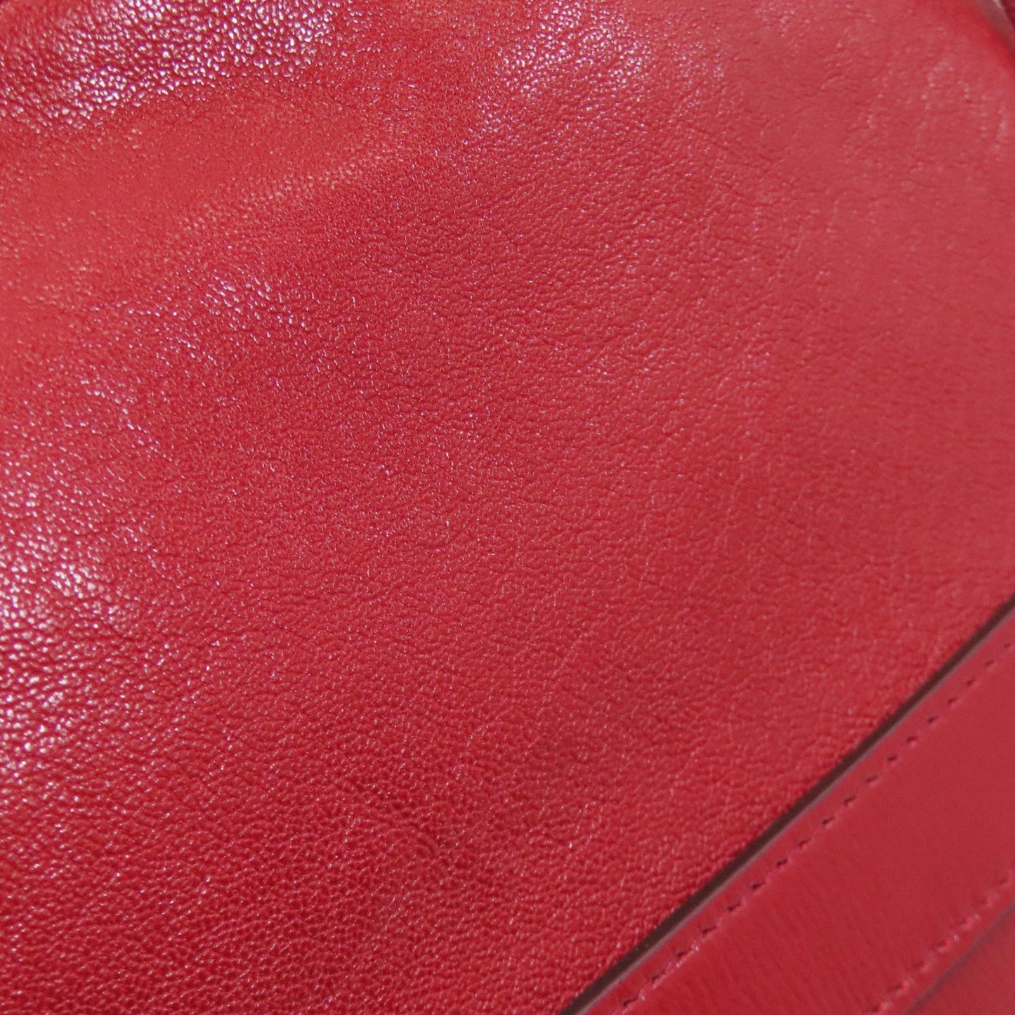 Gucci Red Color Leather Shoulder Bag ( )
