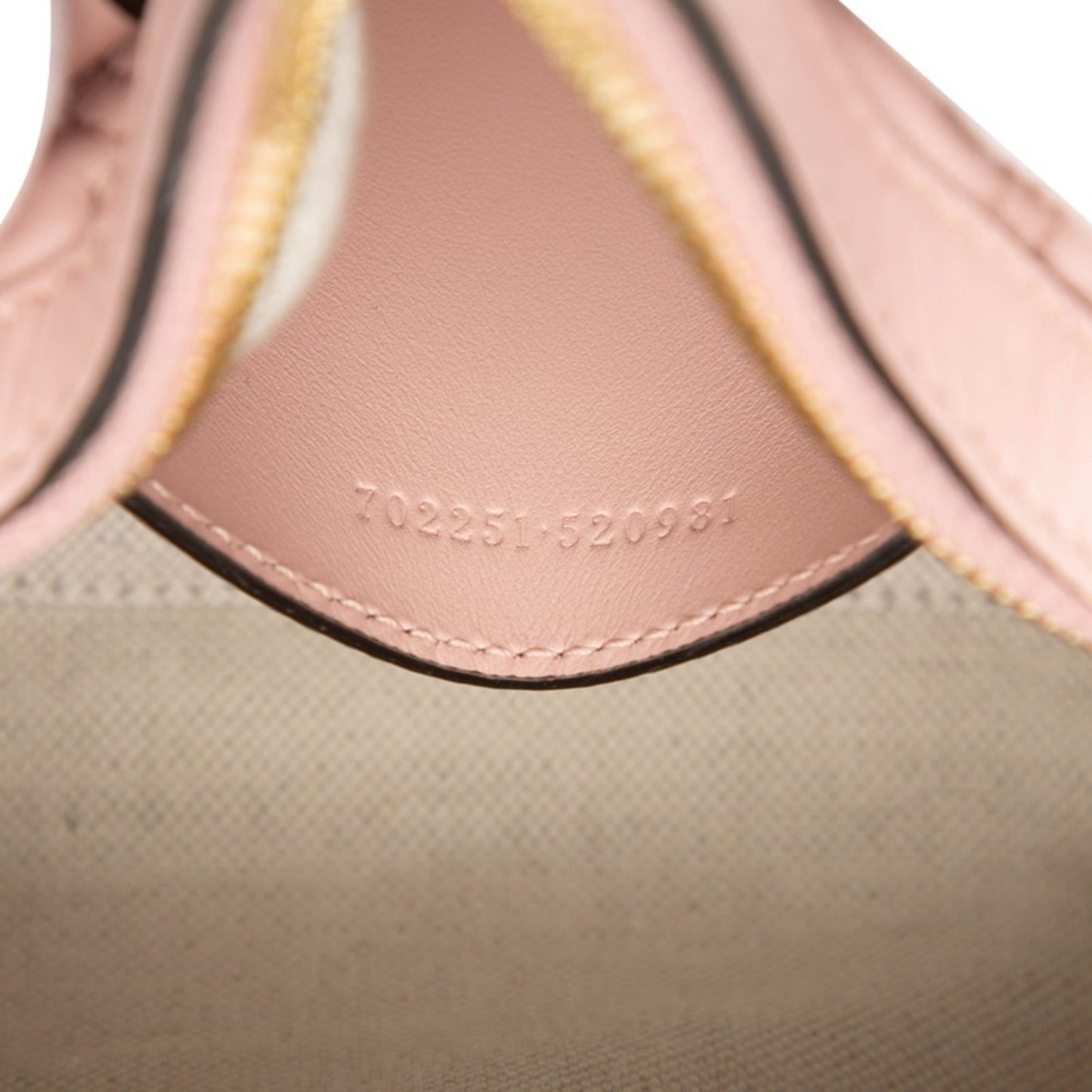 Gucci Pink Leather Handbag Shoulder Bag ( )