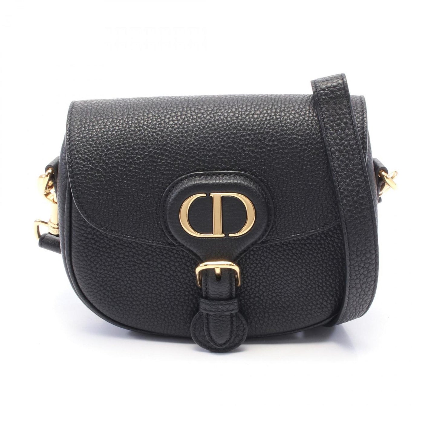 Christian Dior Black Leather Shoulder Bag ()