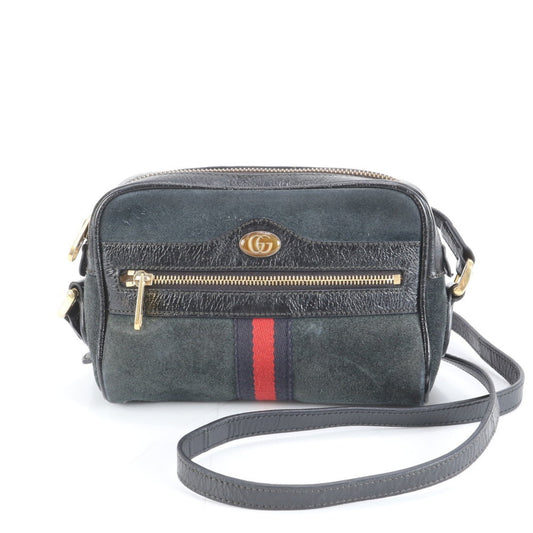 Gucci Black Leather Shoulder Bag ( )