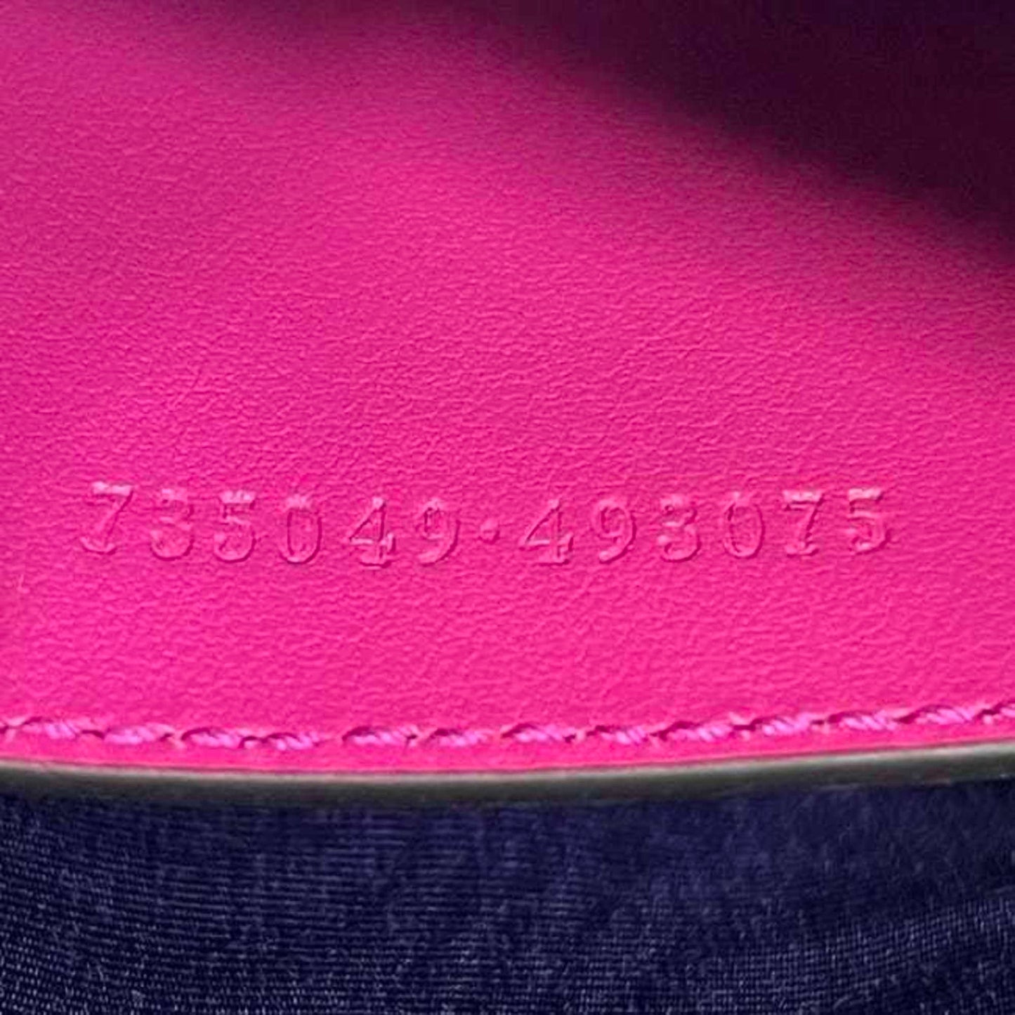 Gucci Pink Nylon Leather Canvas Shoulder Bag ( )