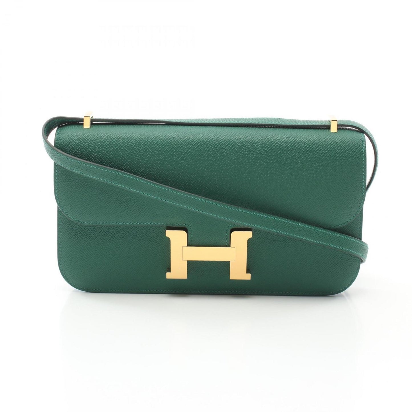 Hermes Green Epsom Leather Shoulder Bag ( )