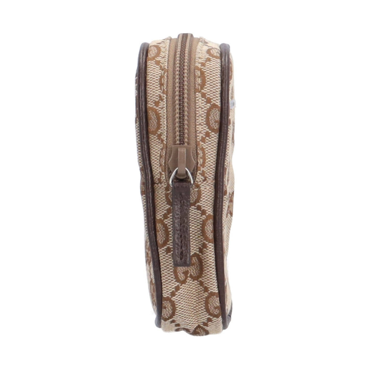 Gucci Beige Brown Gg Canvas Pouch ( )