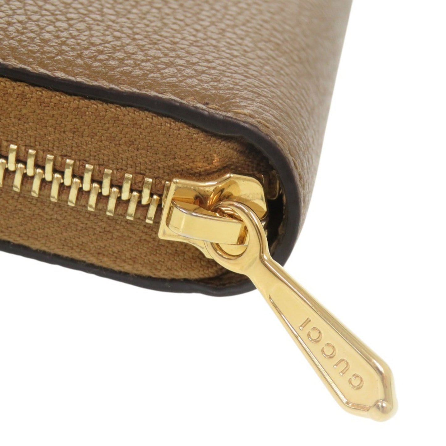 Gucci Brown Leather Long Wallet (Bi-Fold) ( )