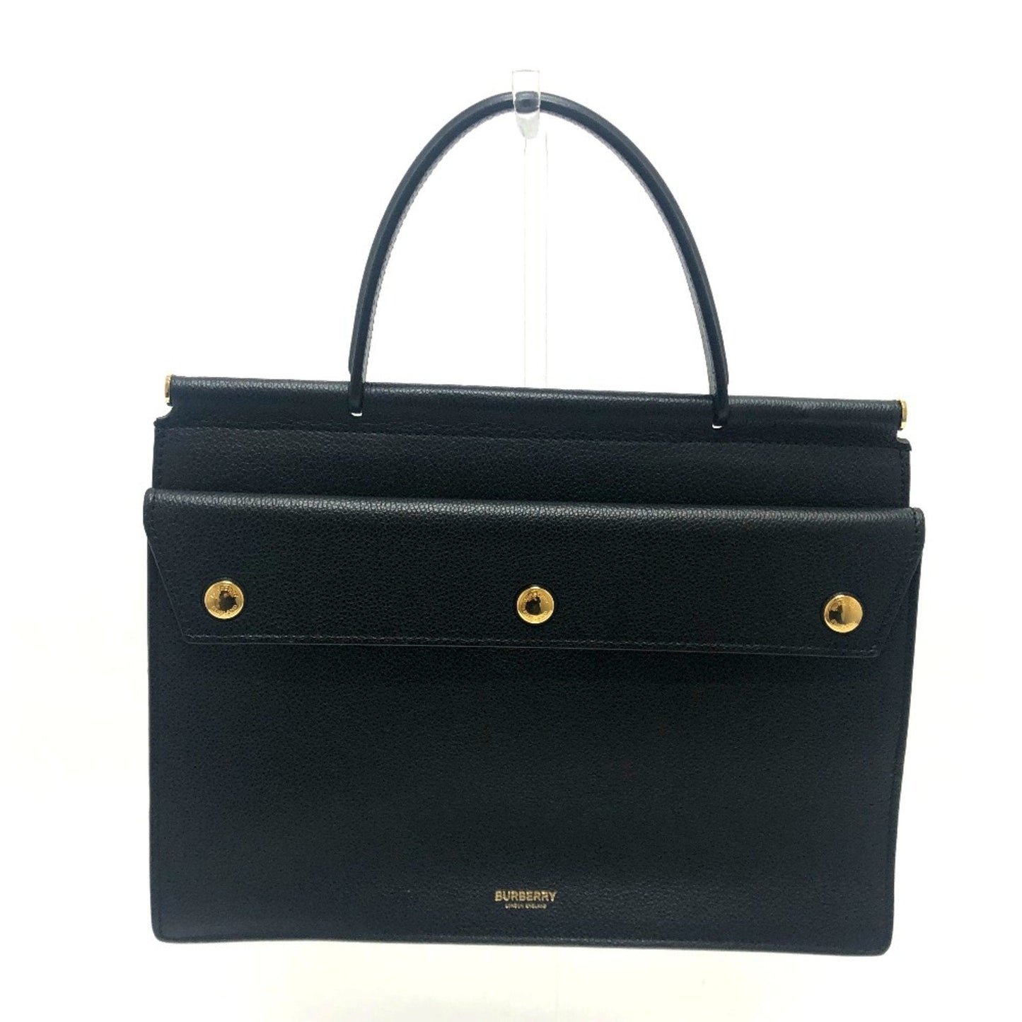 Burberry Black Leather Handbag ( )