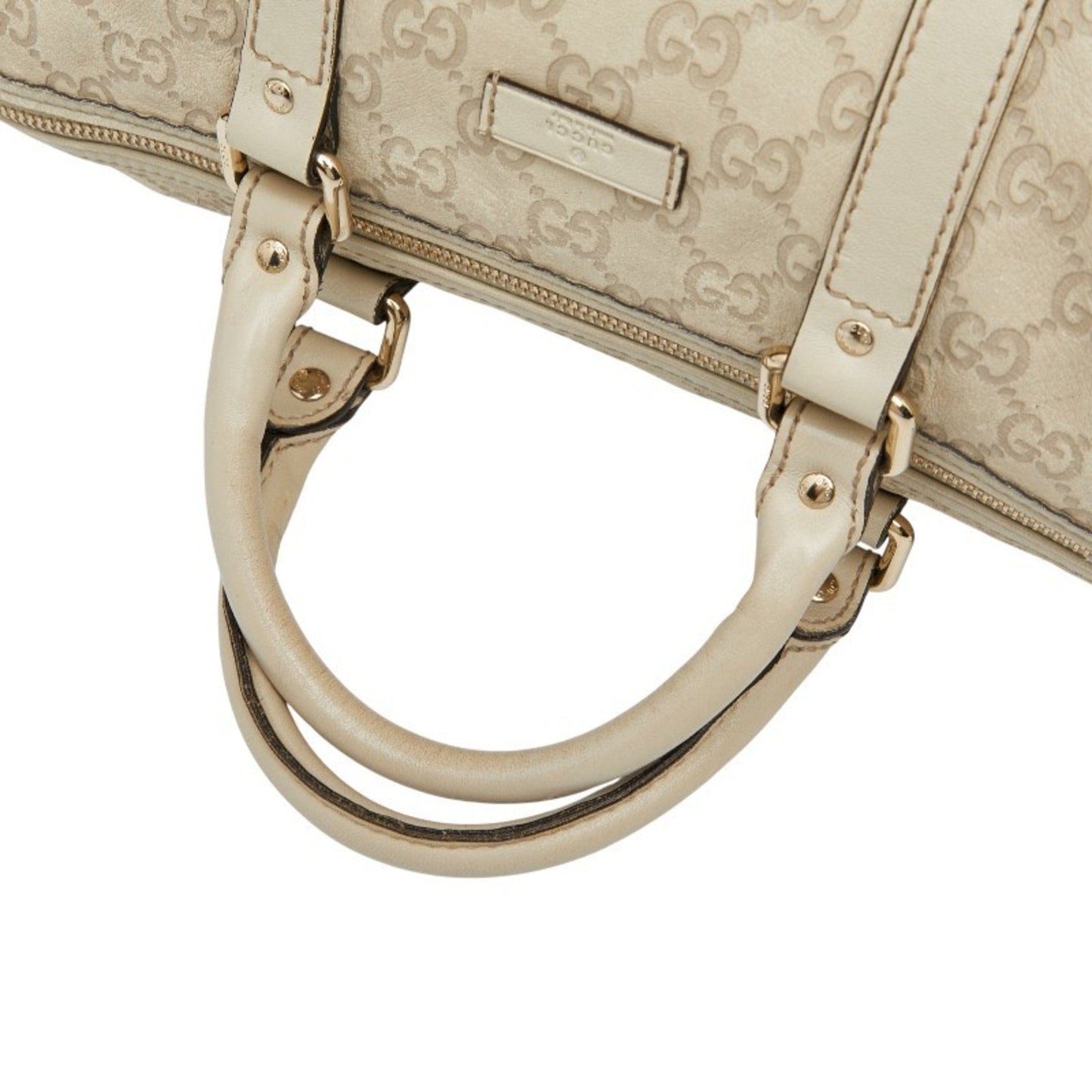 Gucci Ivory Leather Handbag ( )