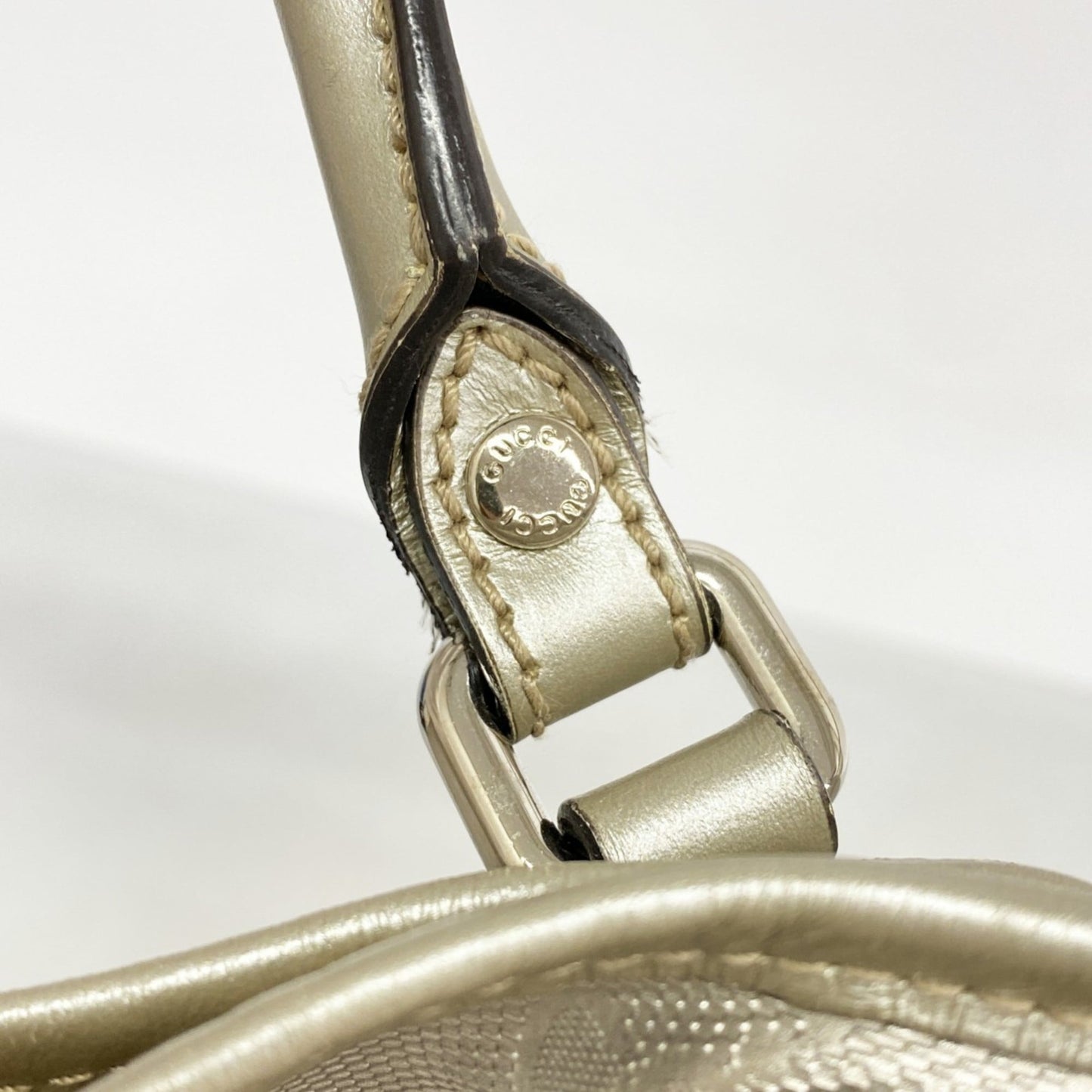Gucci Silver Pvc Tote Bag ( )