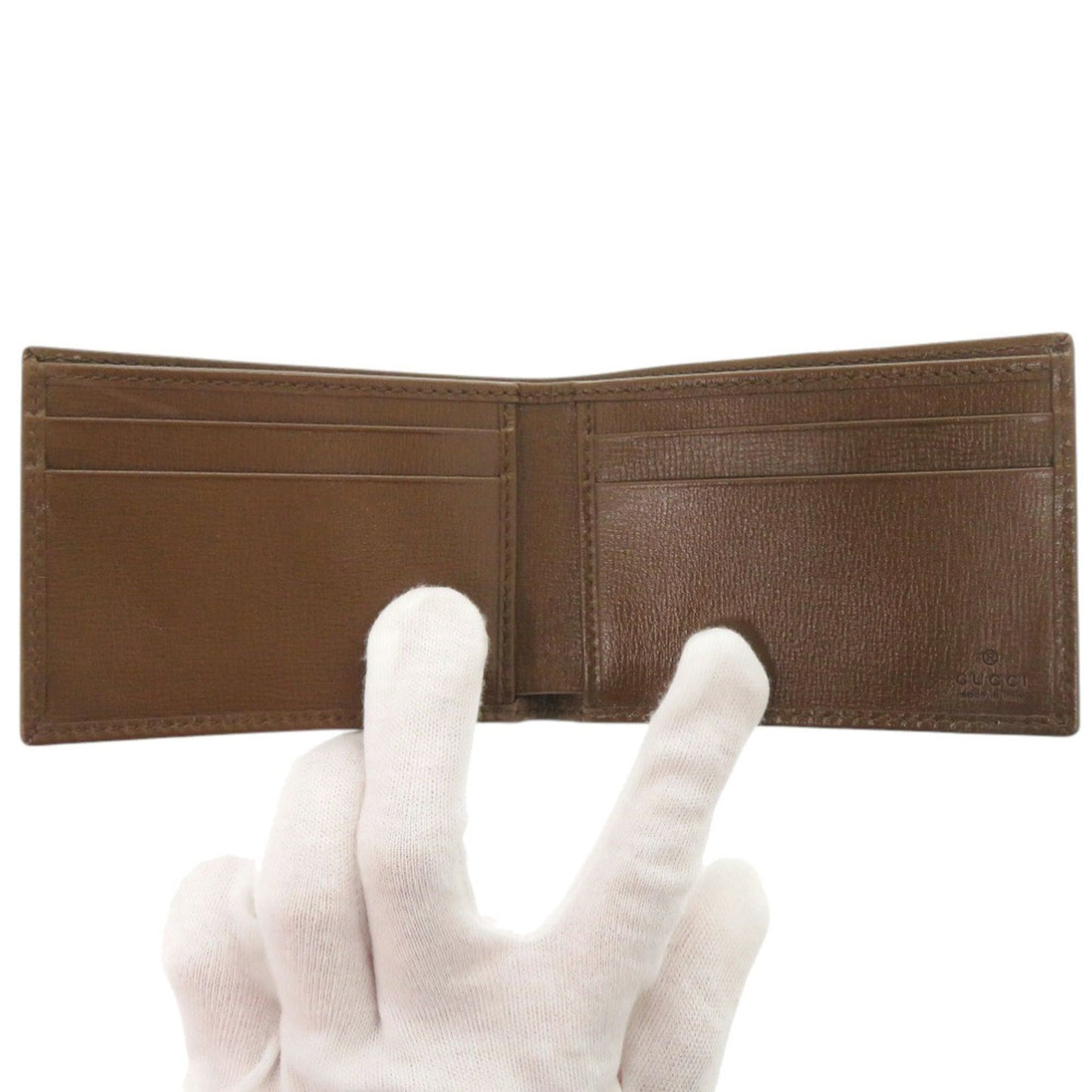 Gucci Beige Gg Supreme Wallet (Bi-Fold) ( )
