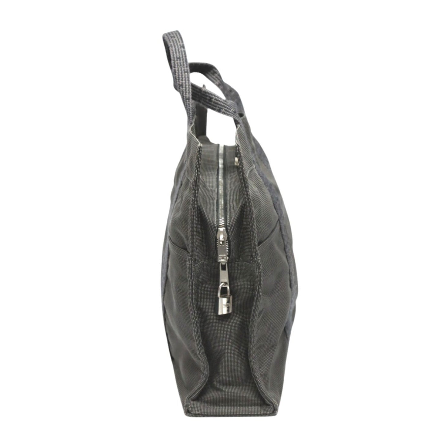 Hermes Her Line Gray Canvas Tote Bag ( )