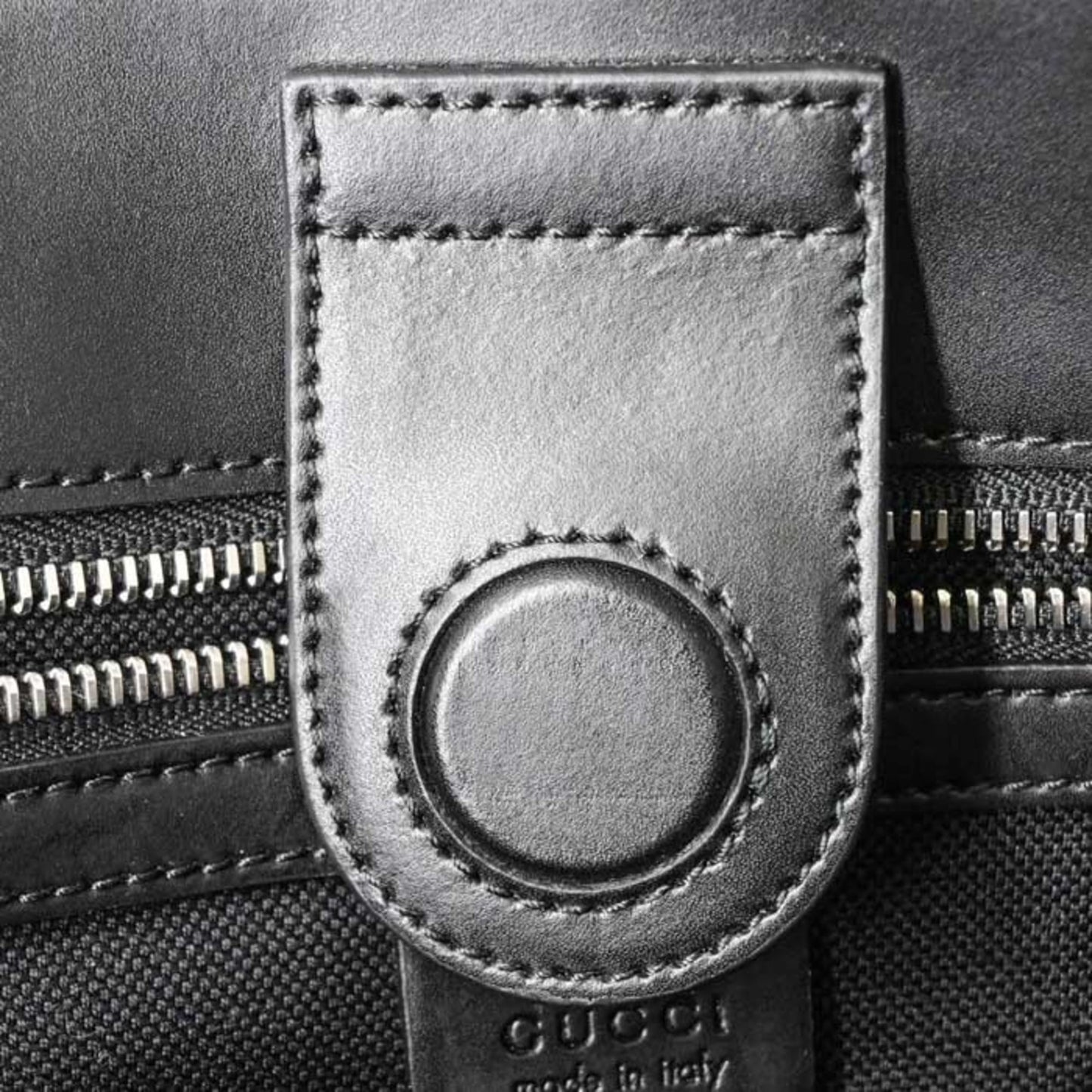 Gucci Black Gg Supreme Leather Shoulder Bag Tote Bag ( )