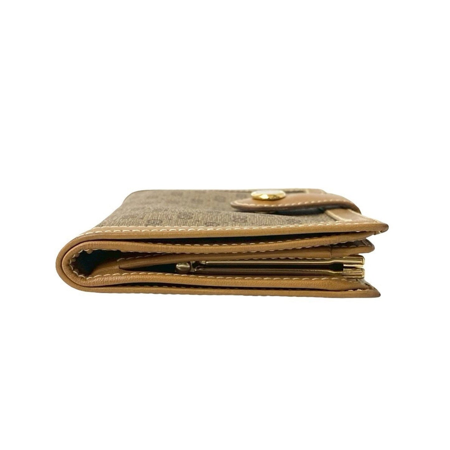 Gucci Brown Leather Pvc Wallet (Bi-Fold) ( )