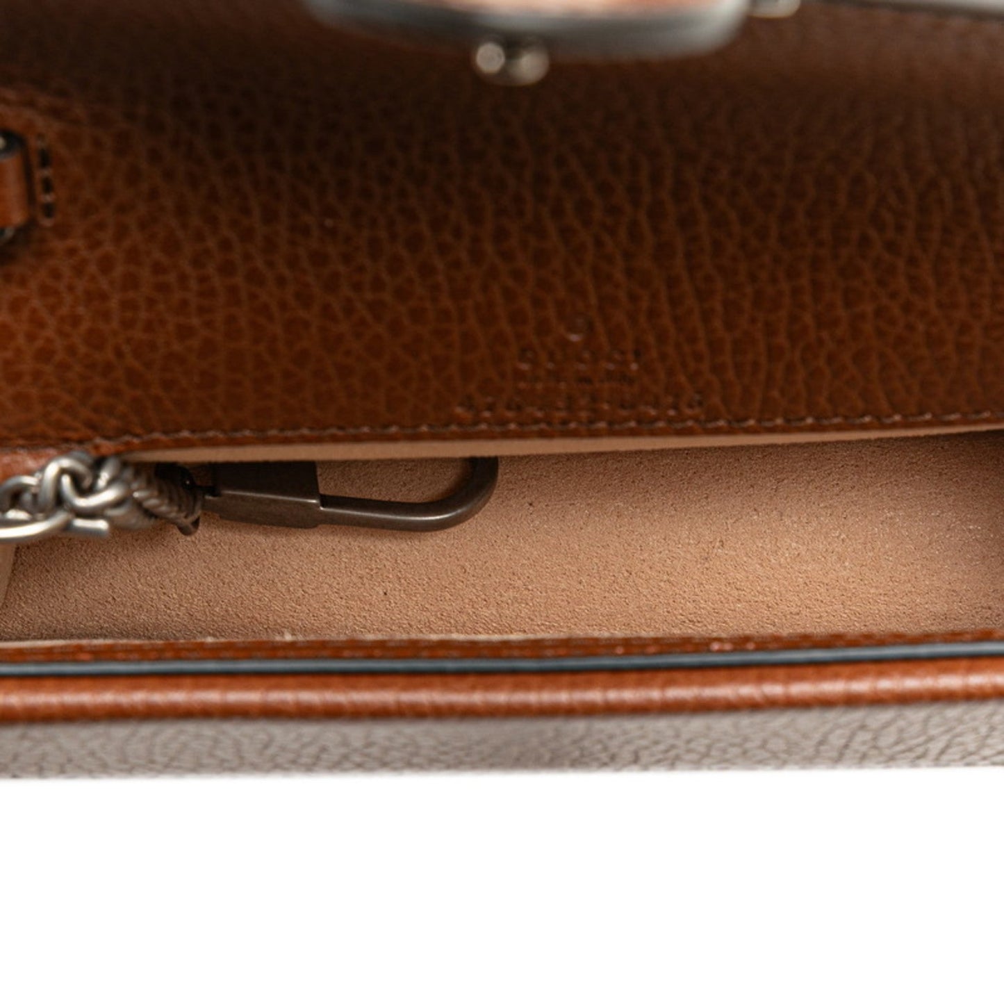 Gucci Brown Denim Leather Shoulder Bag ( )