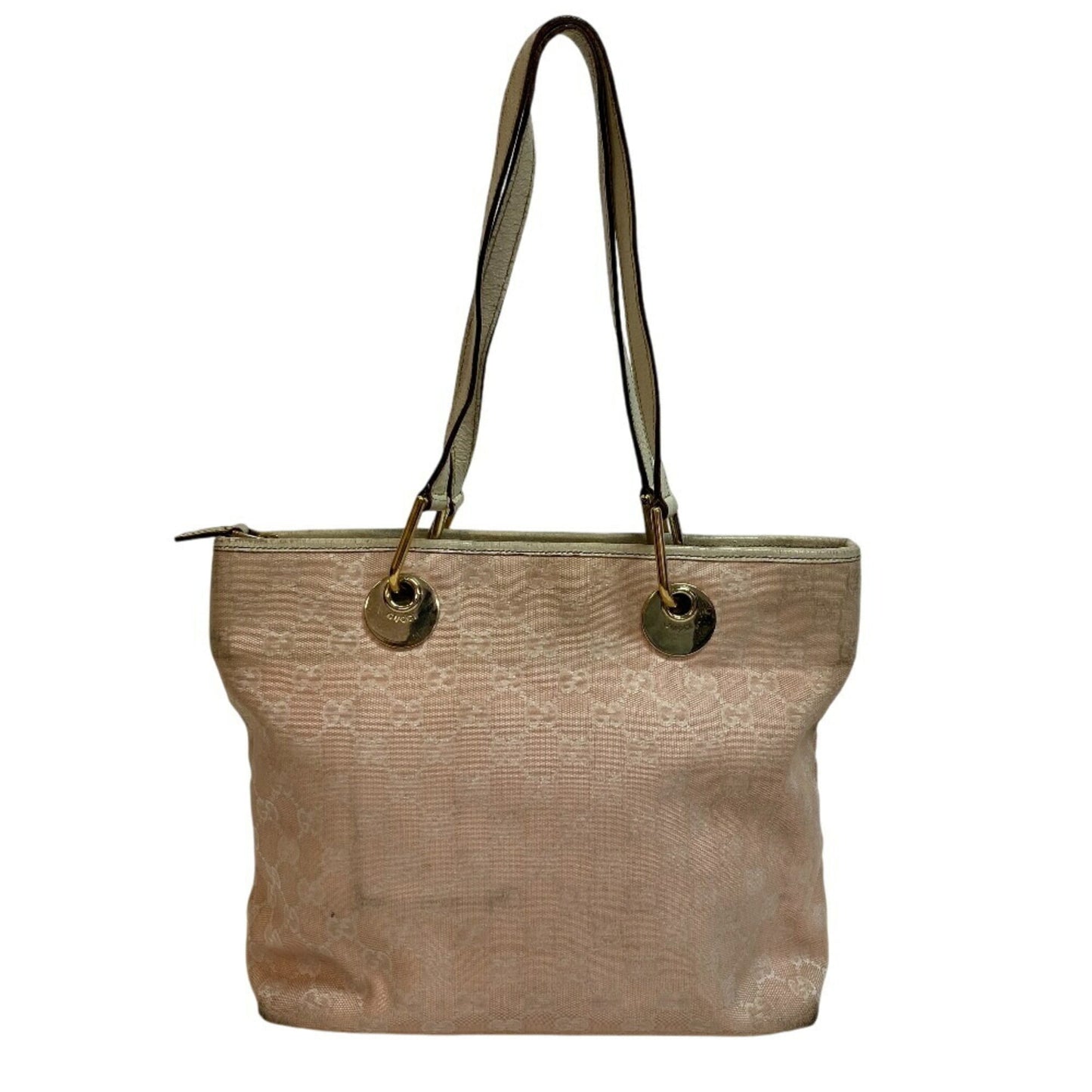 Gucci White Canvas Tote Bag ( )