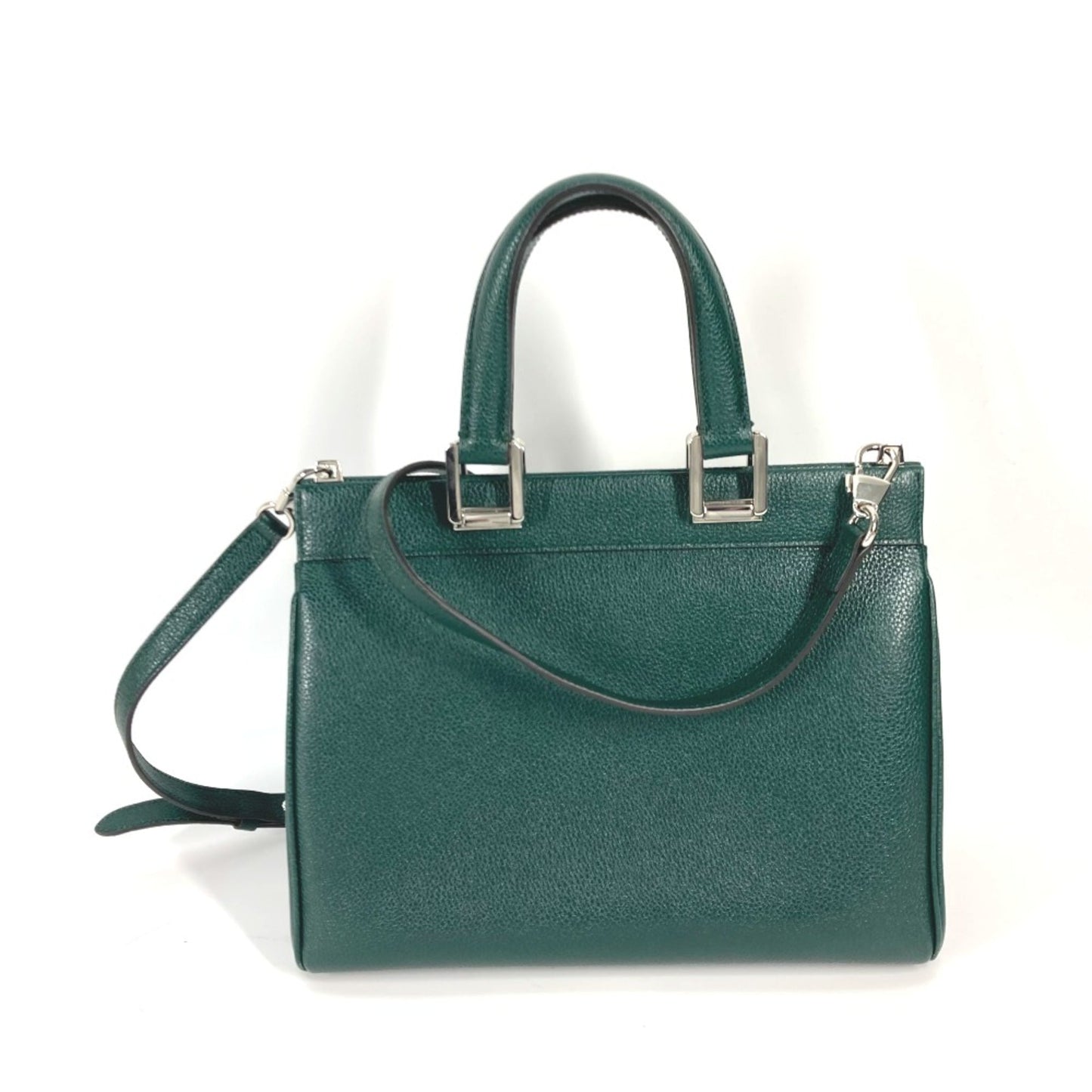 Gucci Green Leather Handbag ( )
