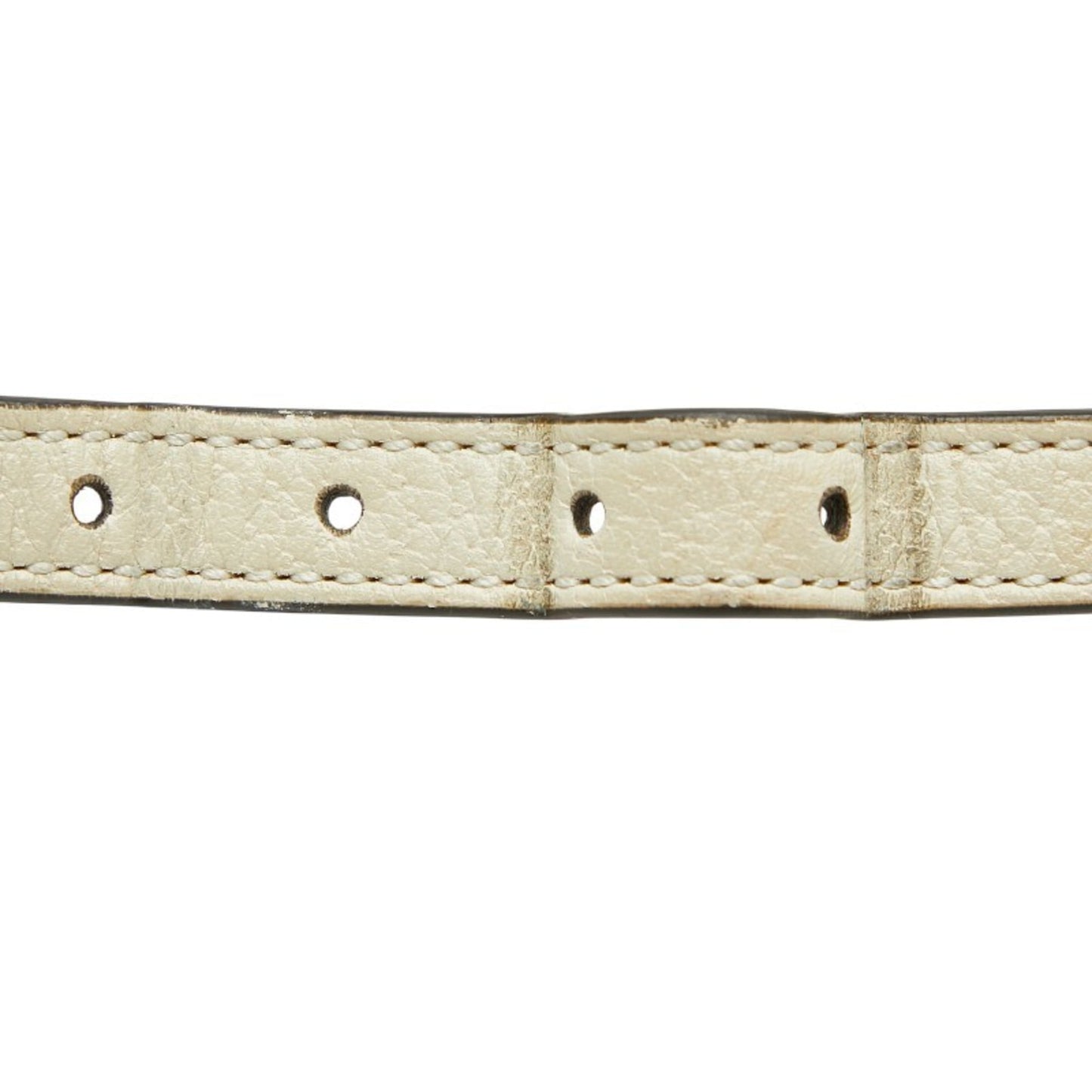 Gucci Ivory White Leather Shoulder Bag ( )