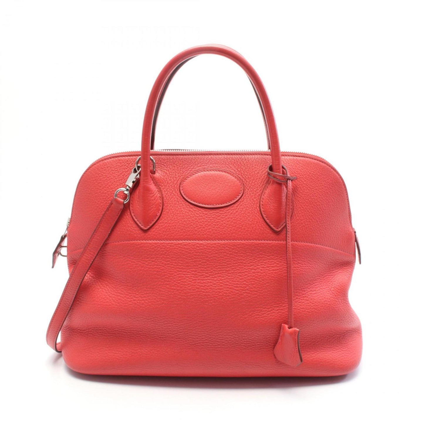 Hermes Bougainvillier Red Color Taurillon Clemence Leather Leather Handbag ( )