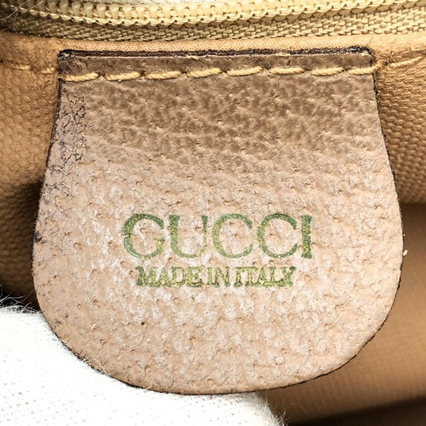 Gucci Brown Gg Supreme Pvc Pouch ( )