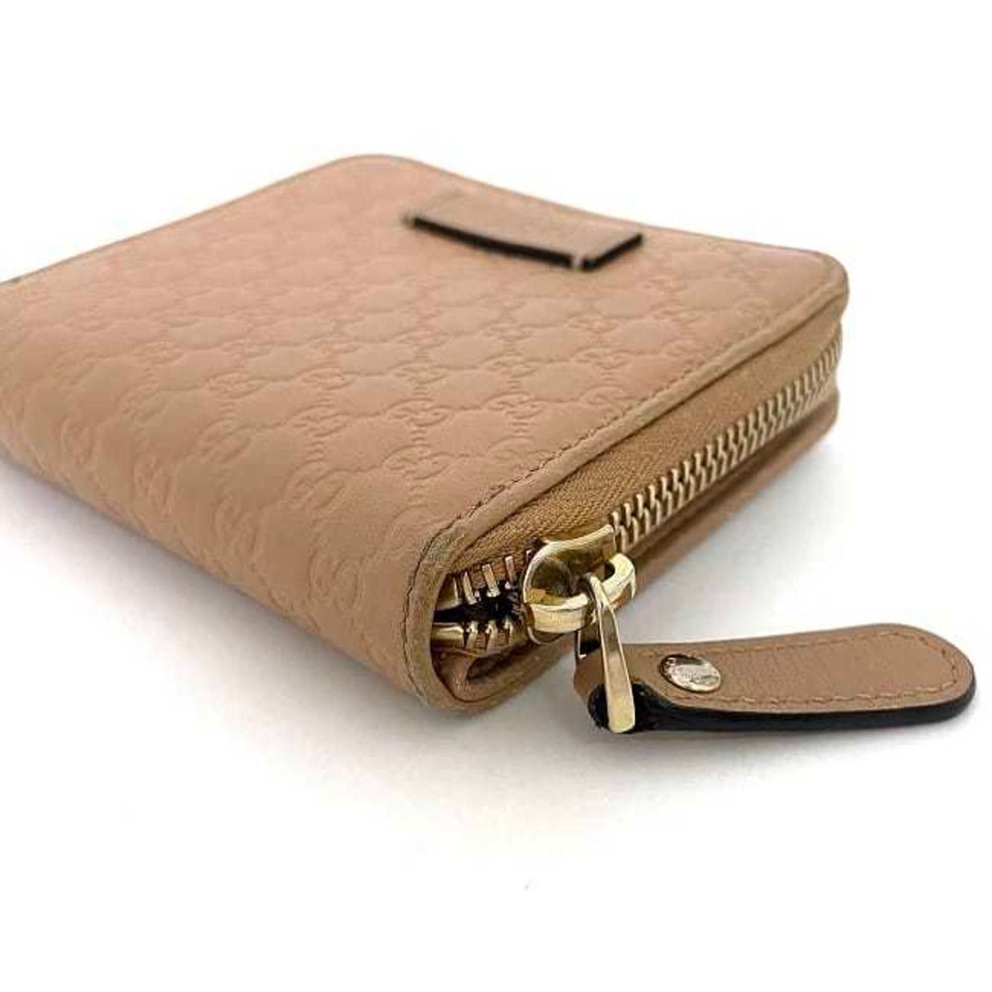 Gucci Gold Beige Leather Wallet (Bi-Fold) ( )