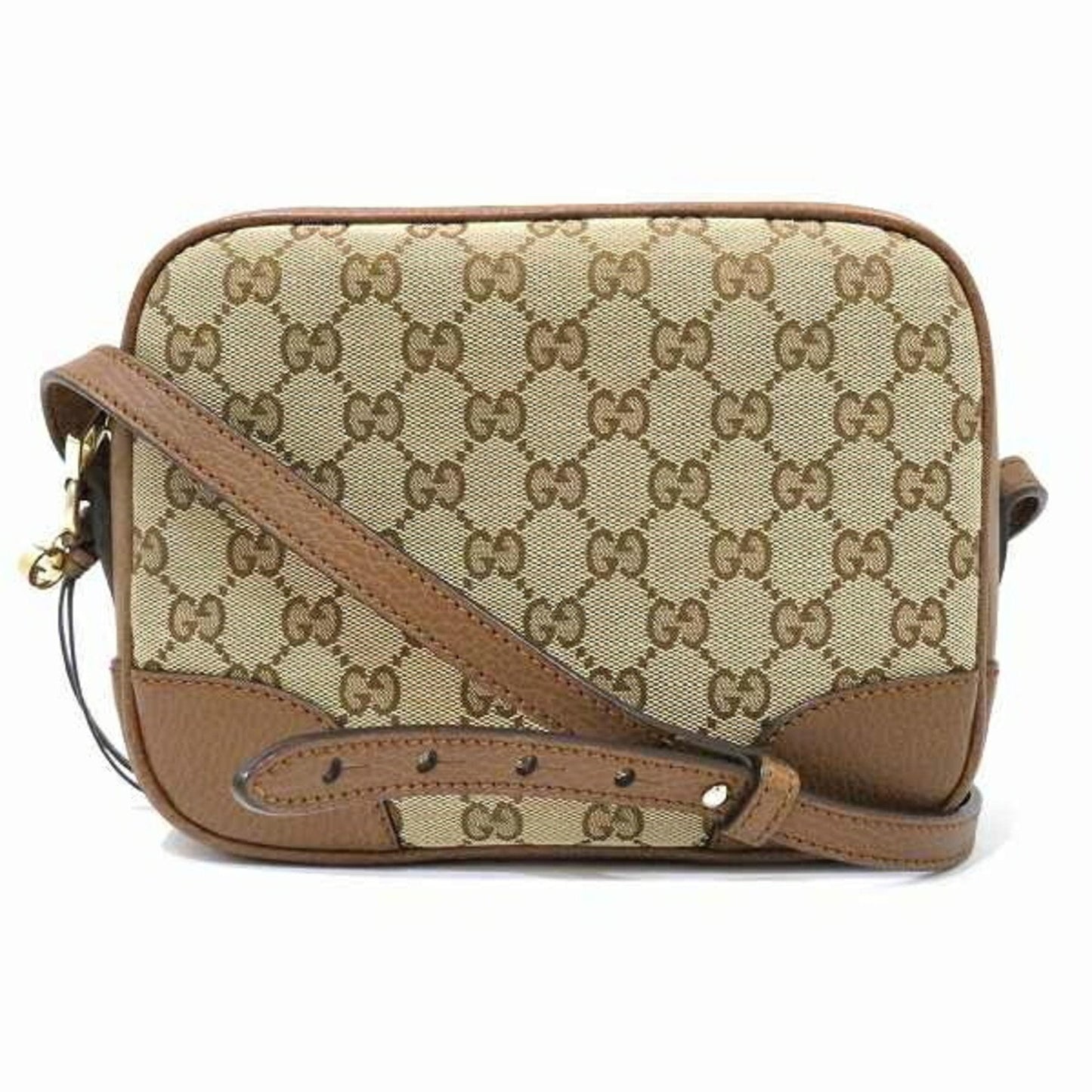 Gucci Leather Canvas Shoulder Bag
